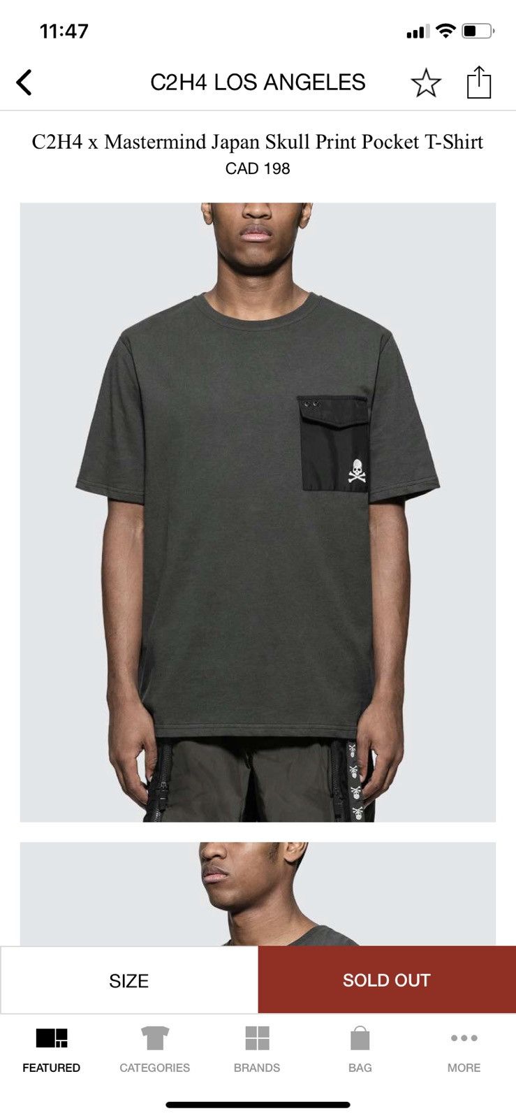 C2H4 SOLD OUT Mastermind X C2H4 Collab tee rare Size US S / EU 44-46 / 1 - 2 Thumbnail
