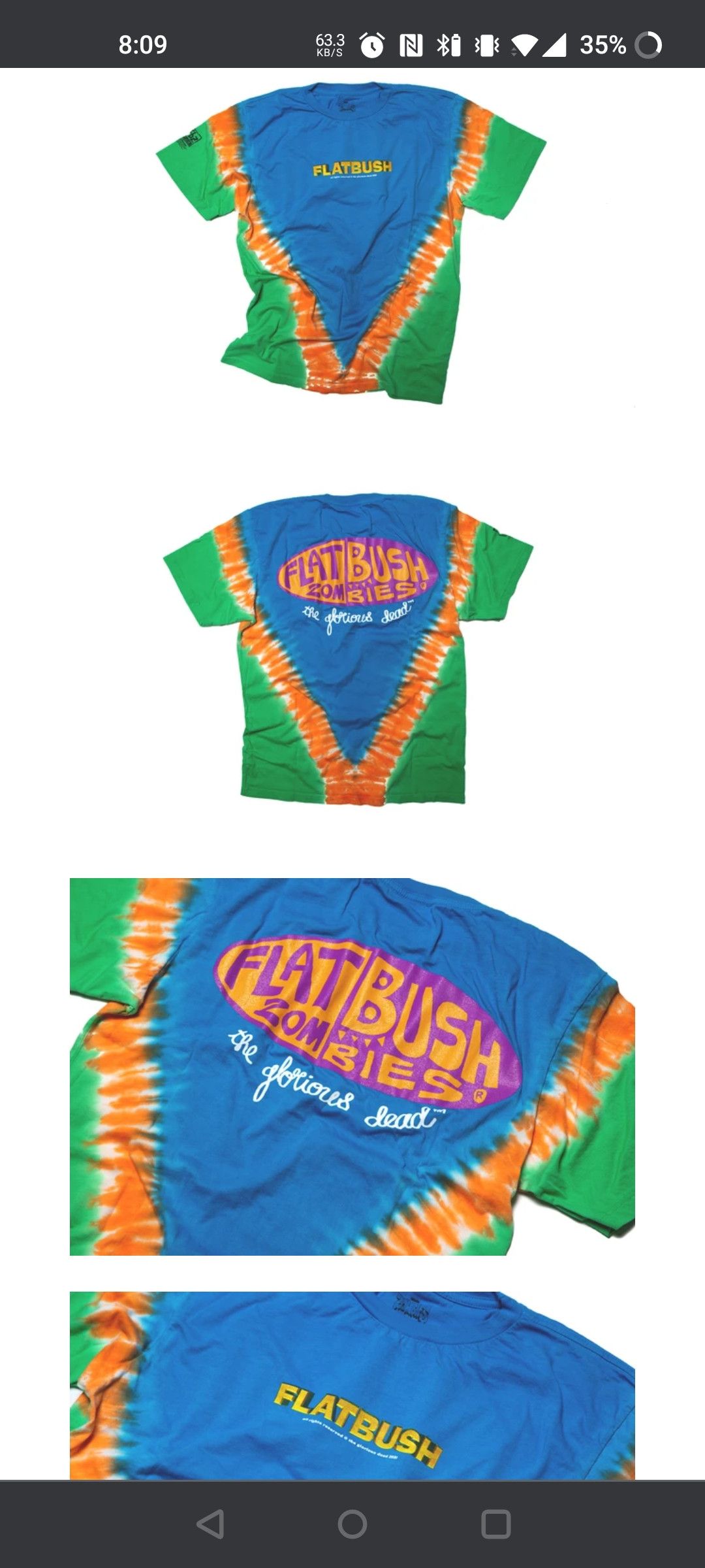 Flatbush Zombies Flatbush Zombies (FLATZOM BUSHBIES) Size US L / EU 52-54 / 3 - 3 Thumbnail