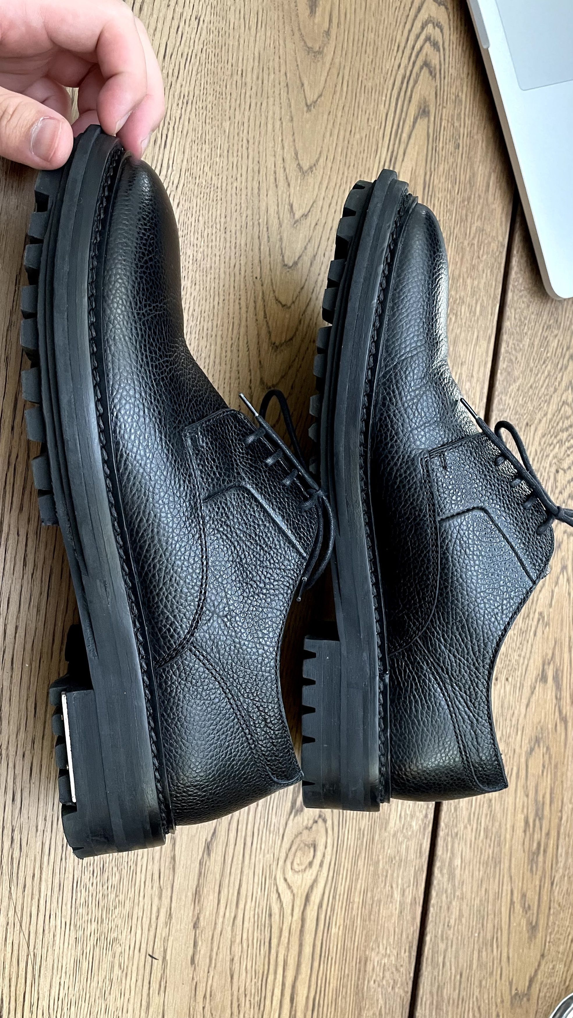 Lanvin Lanvin pebbled laced shoe Size US 8 / EU 41 - 2 Thumbnail