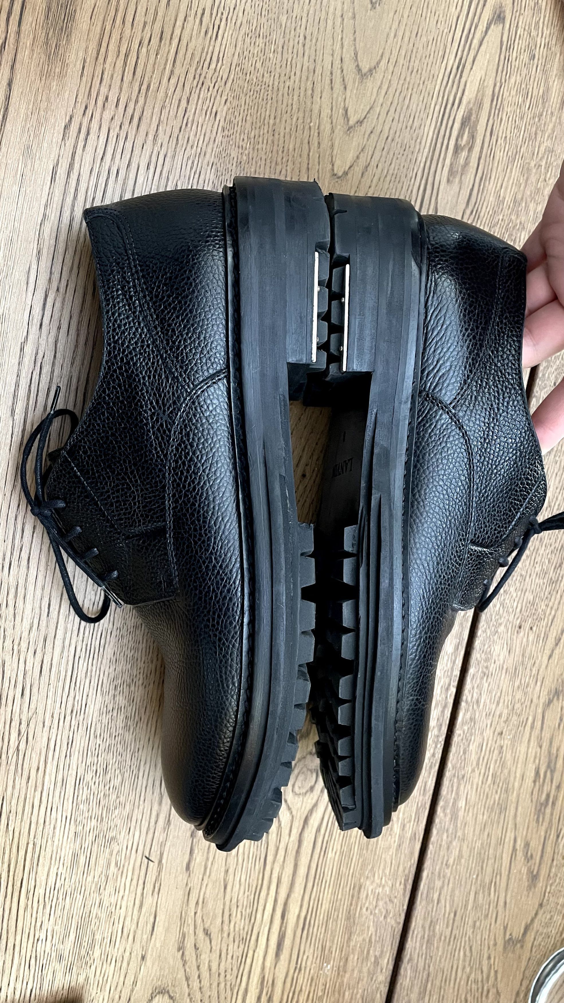 Lanvin Lanvin pebbled laced shoe Size US 8 / EU 41 - 3 Thumbnail