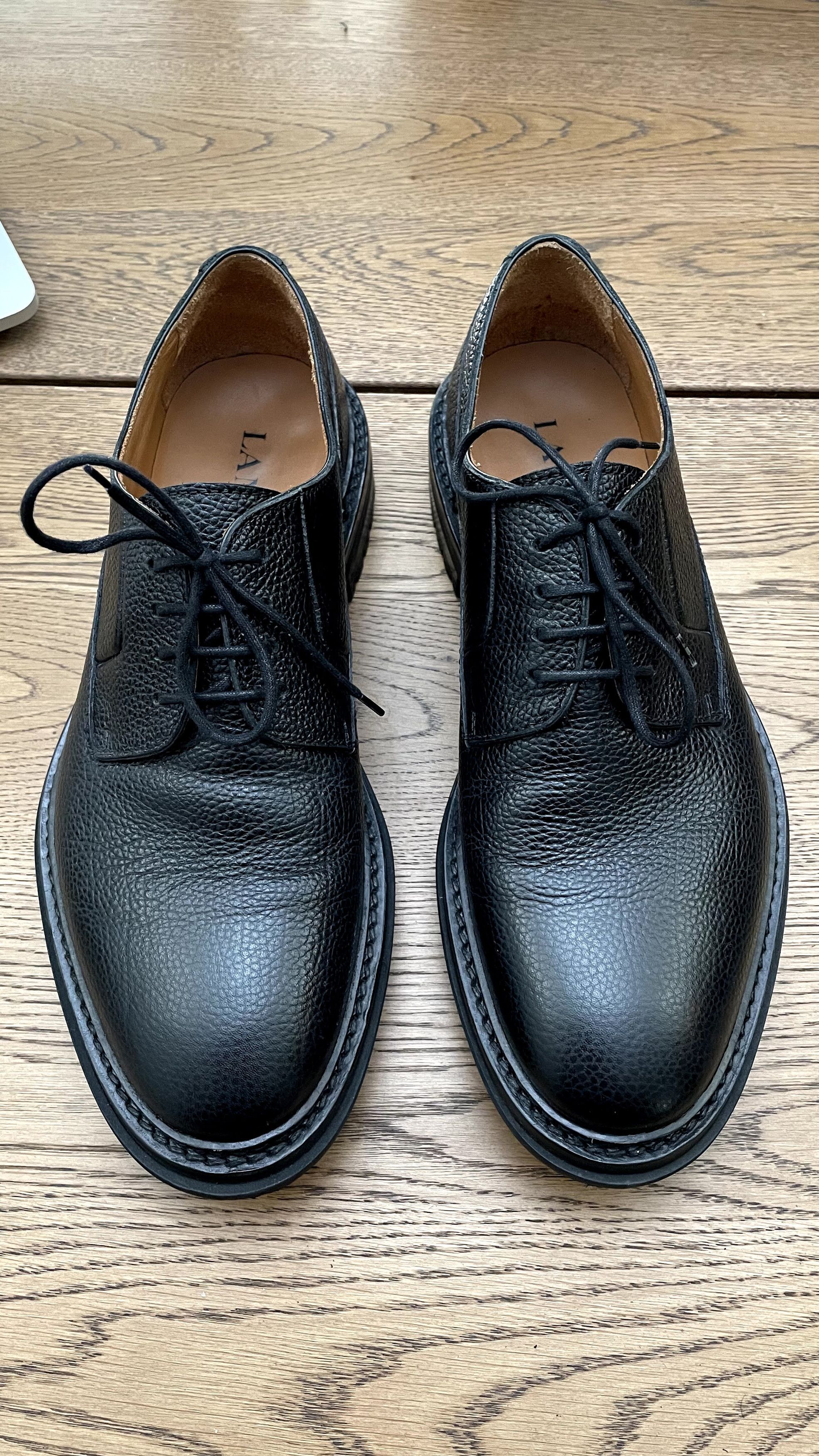 Lanvin Lanvin pebbled laced shoe Size US 8 / EU 41 - 1 Thumbnail