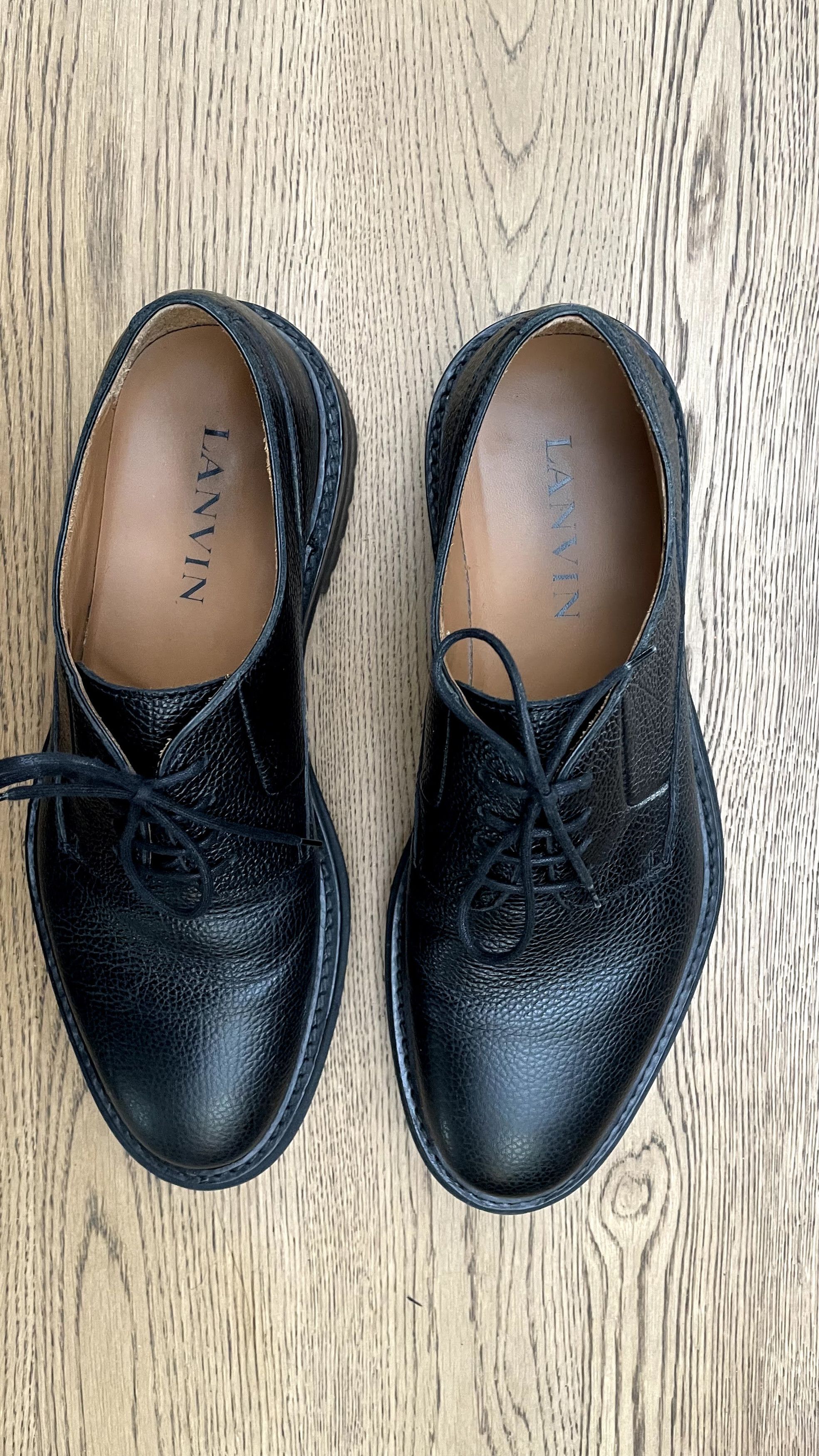 Lanvin Lanvin pebbled laced shoe Size US 8 / EU 41 - 5 Thumbnail