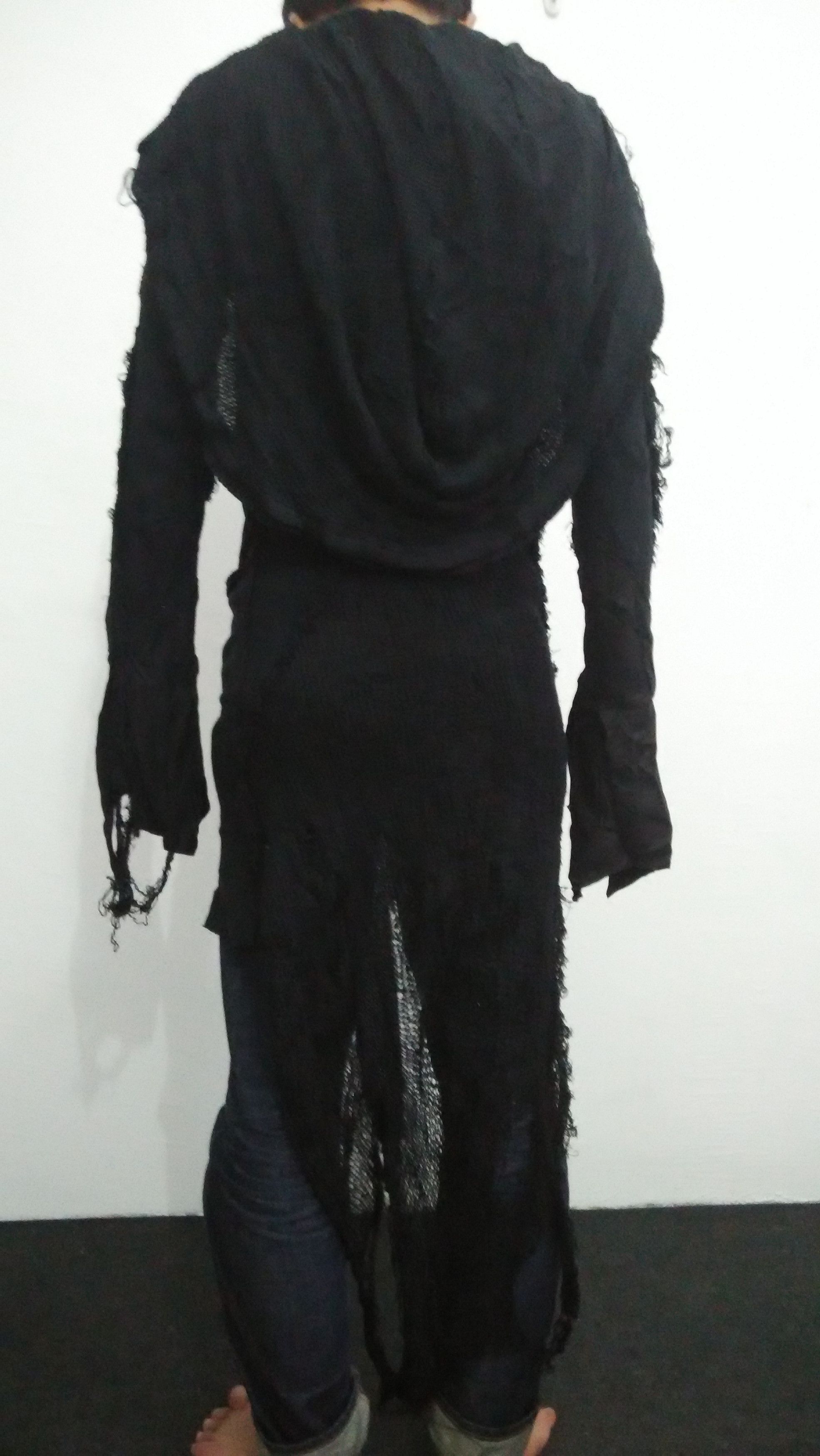 Japanese Brand Rare Japan designer Catorce light jacket black 