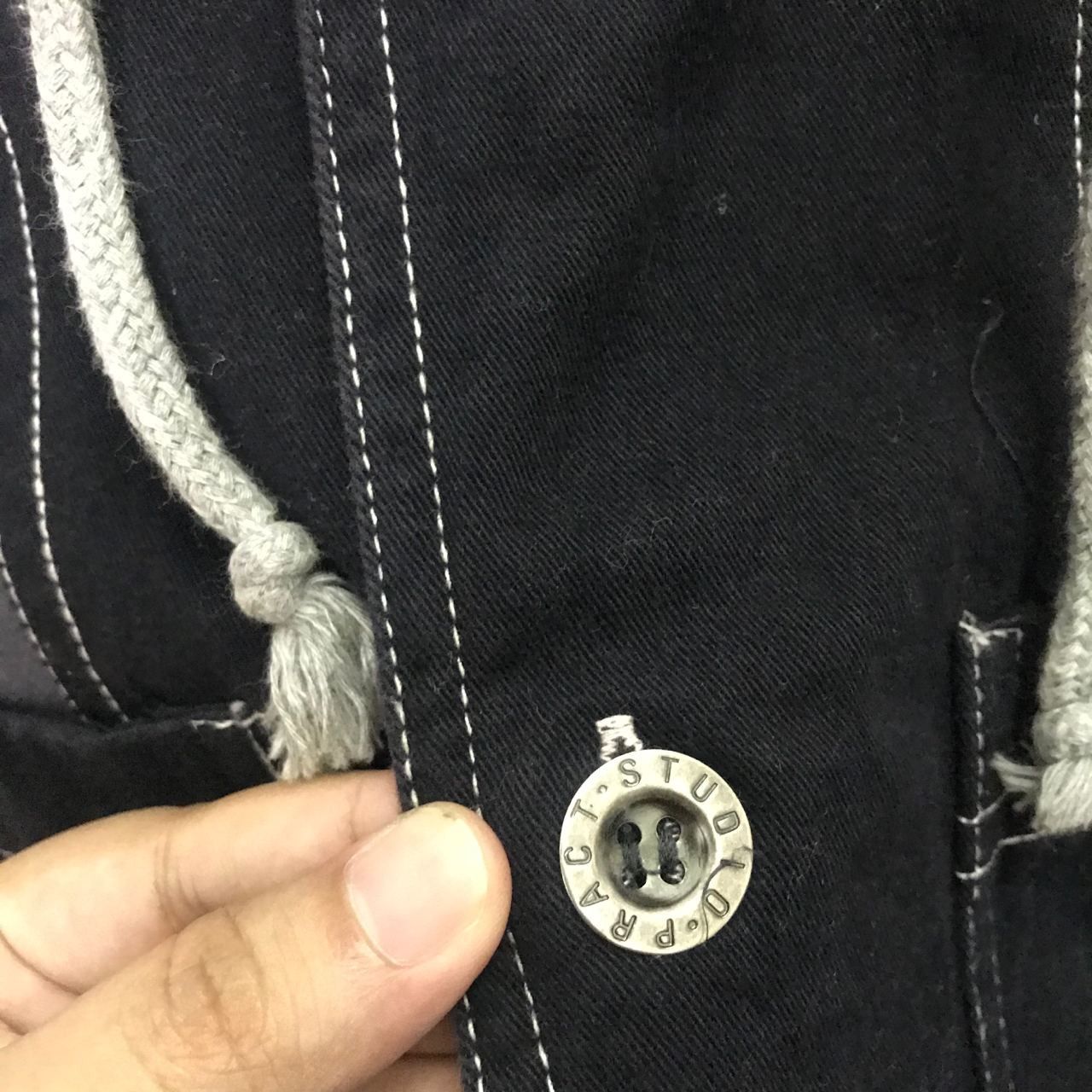 Japanese Brand 🔥 Vintage PRACT Button Jacket With Hoodie Size US L / EU 52-54 / 3 - 6 Thumbnail