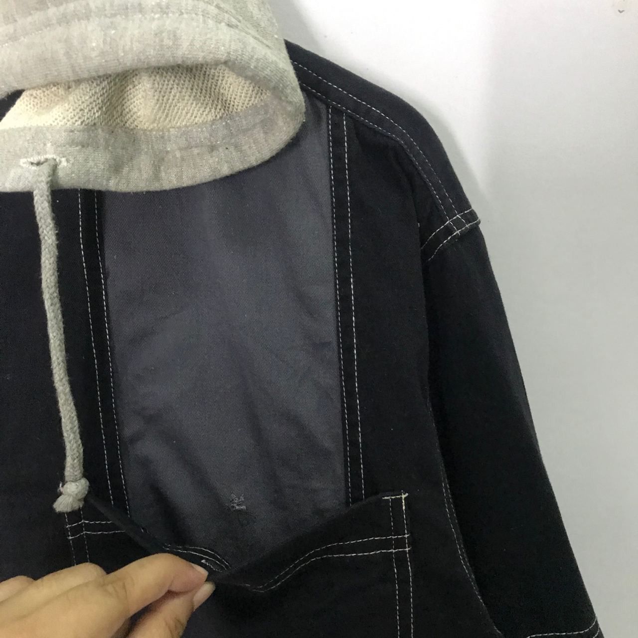 Japanese Brand 🔥 Vintage PRACT Button Jacket With Hoodie Size US L / EU 52-54 / 3 - 4 Thumbnail