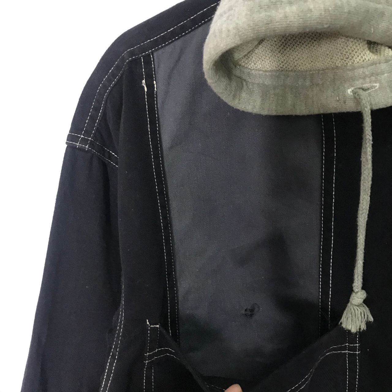 Japanese Brand 🔥 Vintage PRACT Button Jacket With Hoodie Size US L / EU 52-54 / 3 - 5 Thumbnail