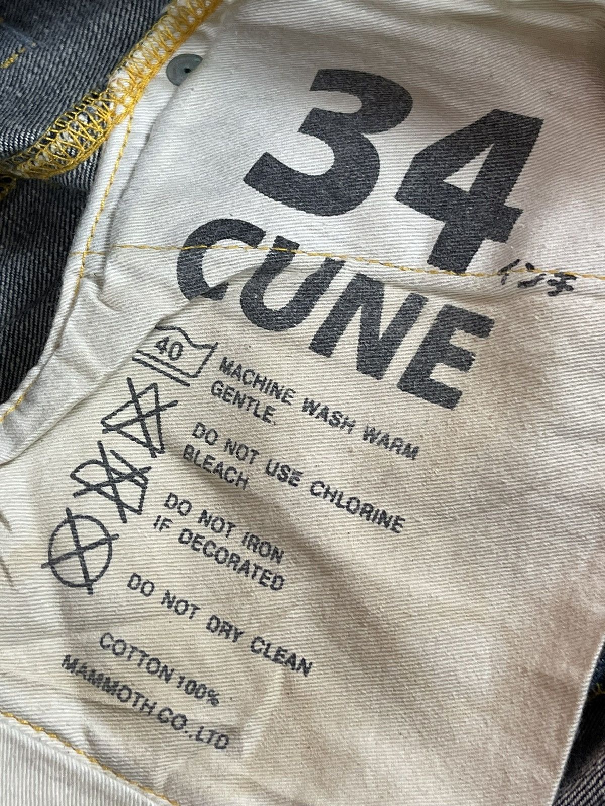 Japanese Brand Rare! japanese Denim Cune Rabbit / Nice Denim Size US 35 - 7 Thumbnail