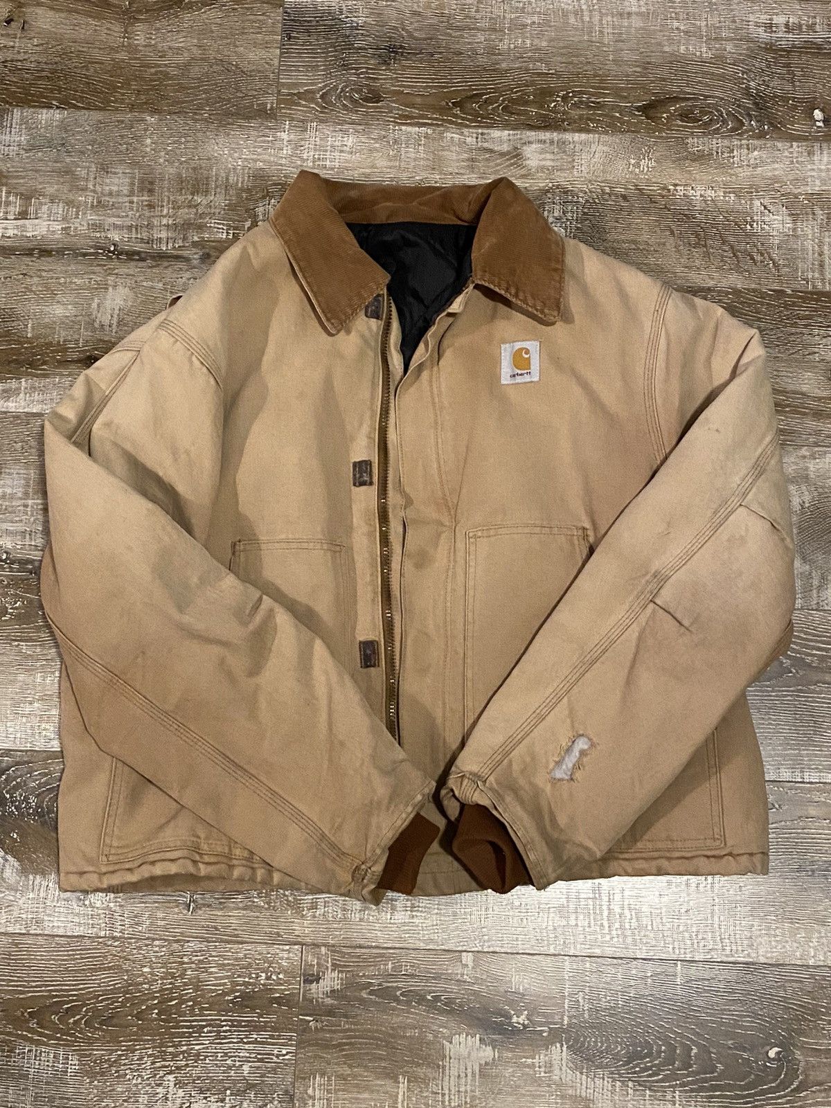 Carhartt × Vintage Vintage Carthart bomber jacket “interstellar” Size US XL / EU 56 / 4 - 1 Thumbnail