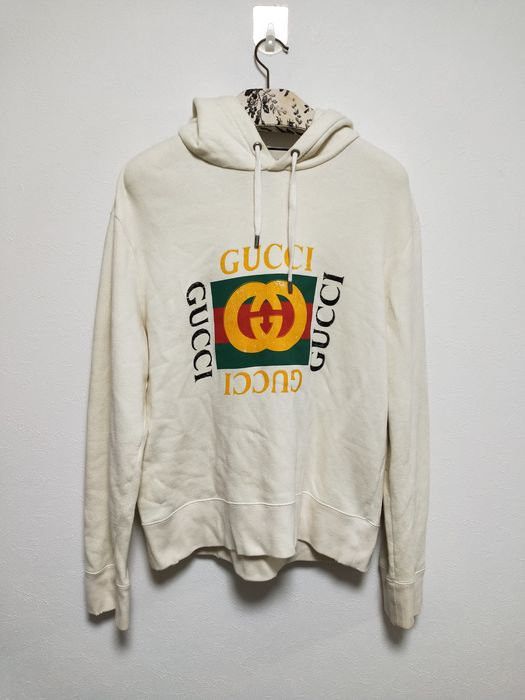 Gucci square logo hoodie deals