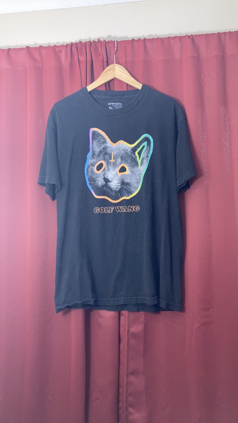 Golf Wang Kill cat/ Tron cat tee | Grailed