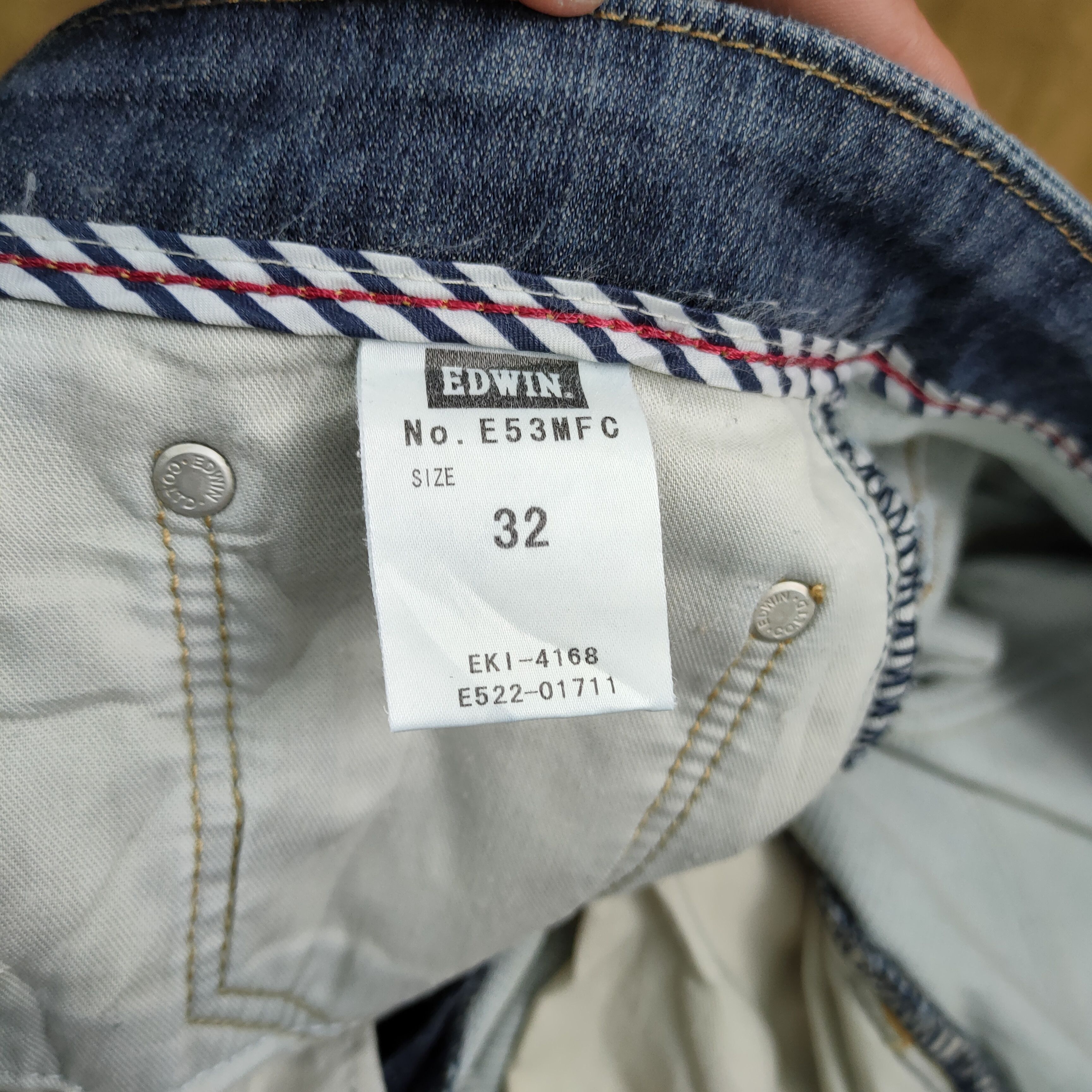 Edwin EDWIN 503 FADED DENIM JEANS PANTS Size US 32 / EU 48 - 13 Thumbnail