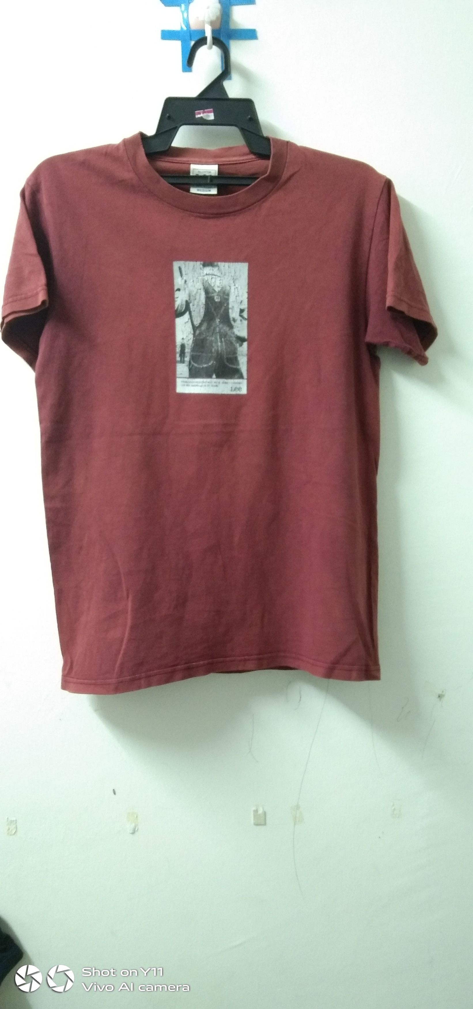 VINTAGE LEE BIB OVERALLS T-SHIRT 90S VERY RARE