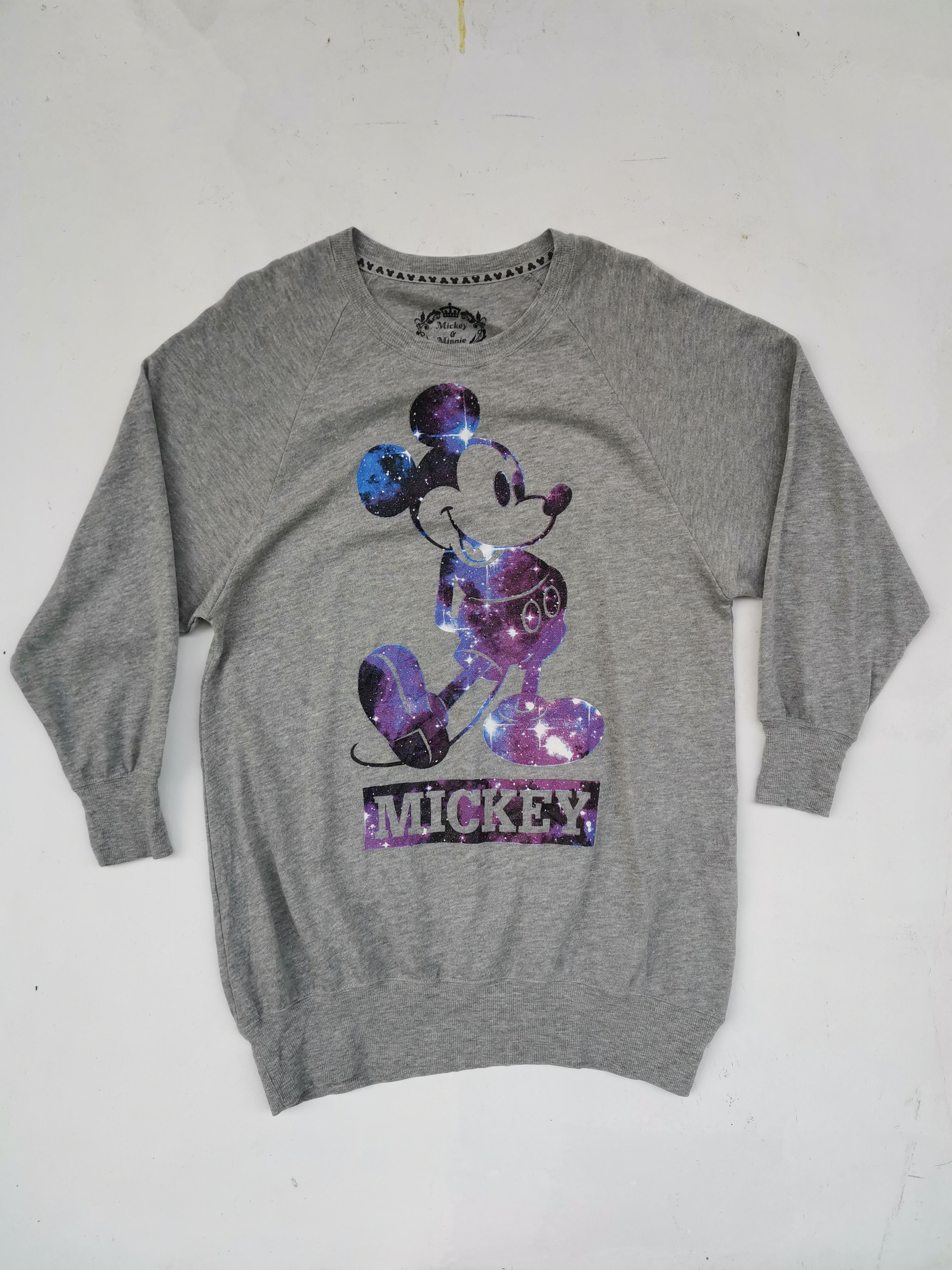 Disney Vintage Disney Mickey Mouse Big Logo Sweatshirt Size US L / EU 52-54 / 3 - 1 Thumbnail