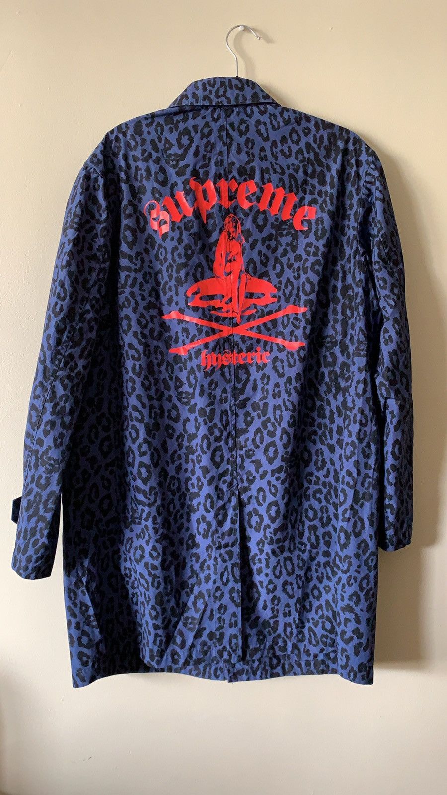 Supreme New Supreme x Hysteric Glamour leopard trench coat | Grailed