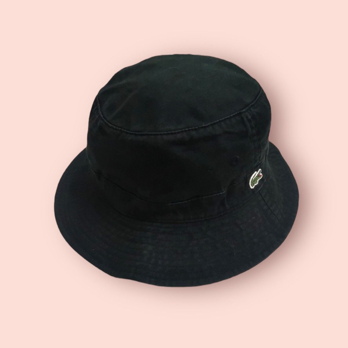 Lacoste × Vintage VINTAGE JAPAN LACOSTE COTTON BUCKET HAT Size ONE SIZE - 8 Thumbnail