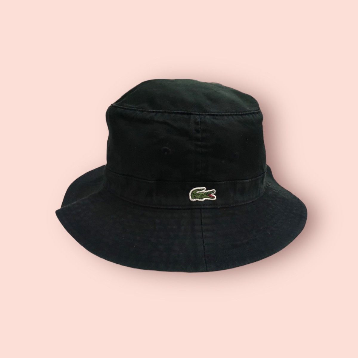 Lacoste × Vintage VINTAGE JAPAN LACOSTE COTTON BUCKET HAT Size ONE SIZE - 9 Thumbnail