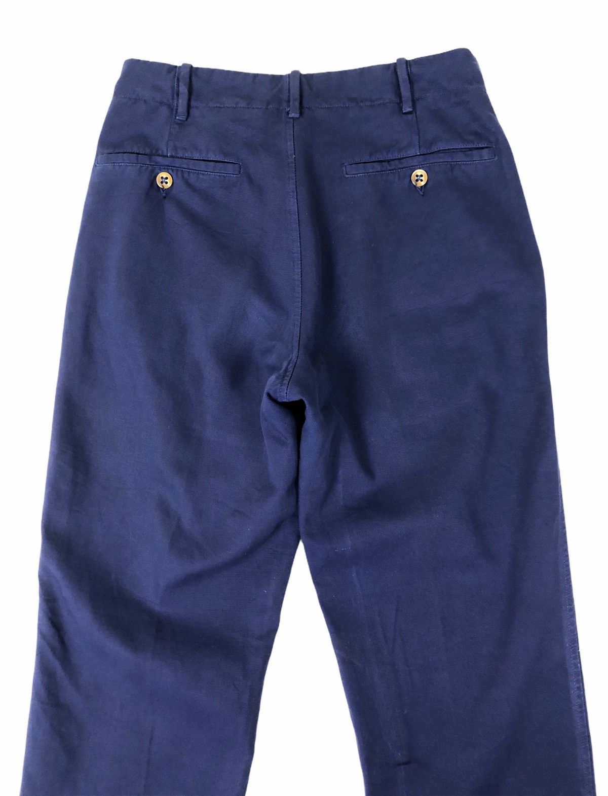 Designer × Incotex Incotex Blue Indigo Slim Fit Trousers Pants Size US 27 - 7 Thumbnail