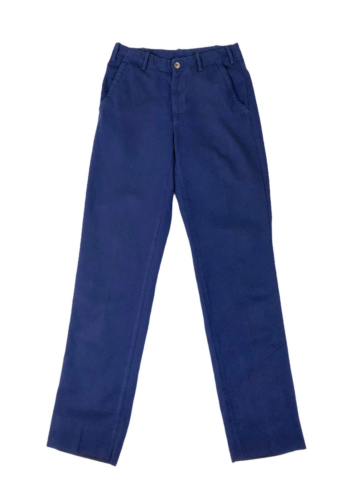 Designer × Incotex Incotex Blue Indigo Slim Fit Trousers Pants Size US 27 - 1 Thumbnail