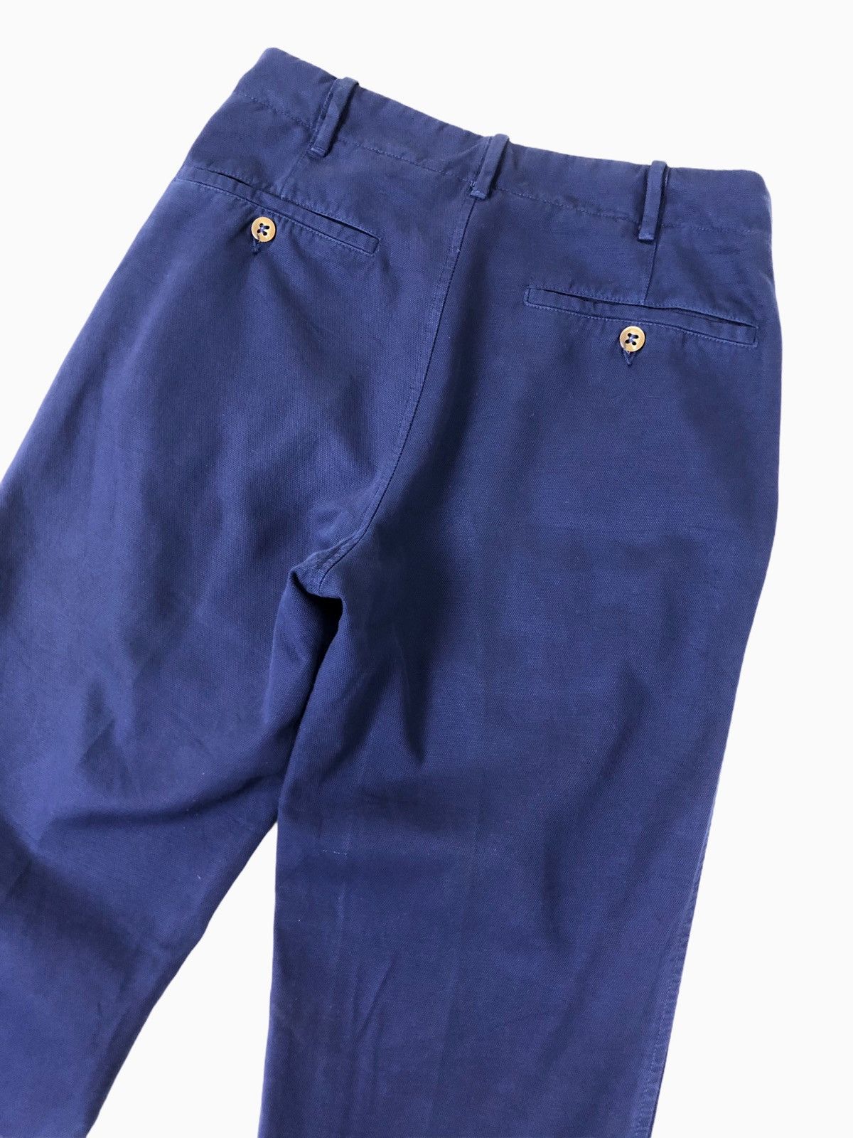 Designer × Incotex Incotex Blue Indigo Slim Fit Trousers Pants Size US 27 - 6 Thumbnail