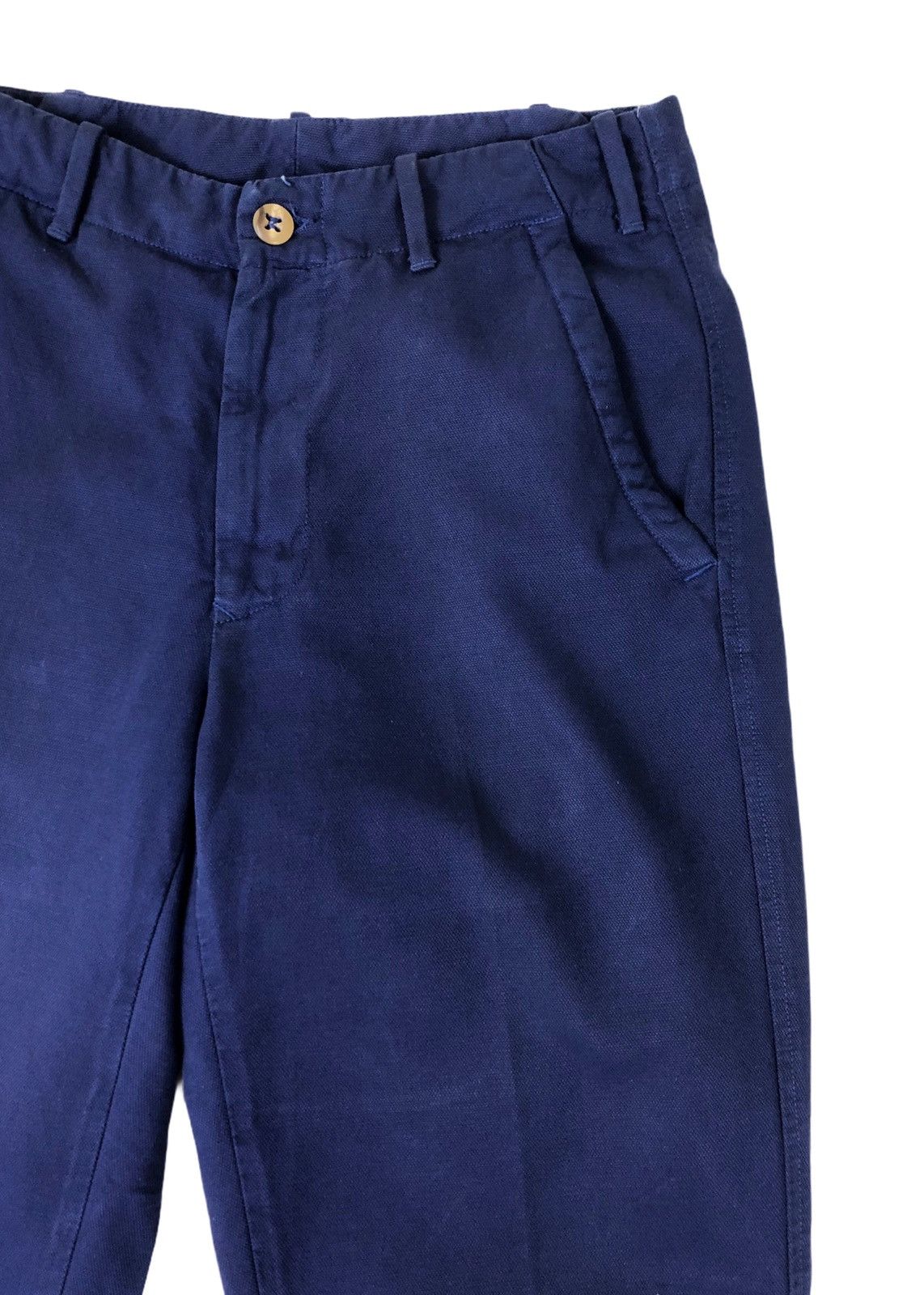 Designer × Incotex Incotex Blue Indigo Slim Fit Trousers Pants Size US 27 - 8 Thumbnail