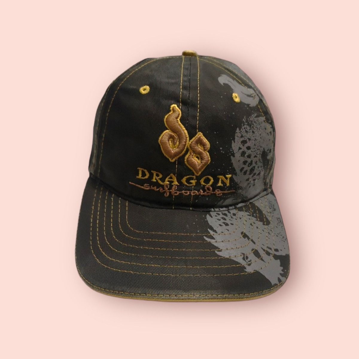 Vintage DRAGON SURFBOARDS CRAZY SHIRTS TATOO CAP Size ONE SIZE - 3 Thumbnail