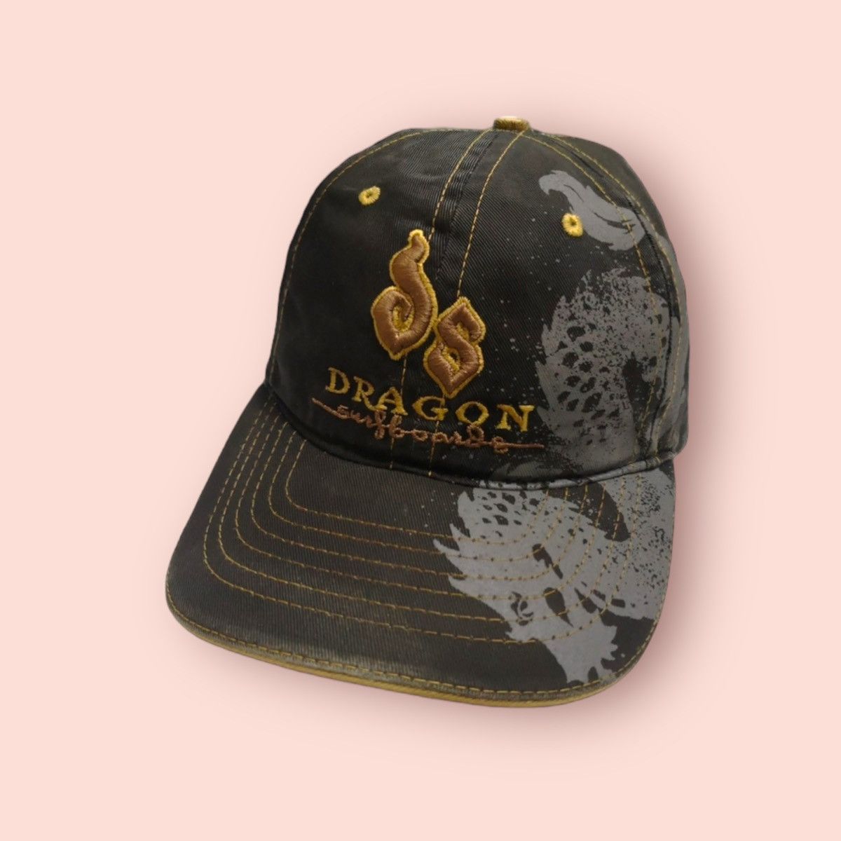 Vintage DRAGON SURFBOARDS CRAZY SHIRTS TATOO CAP Size ONE SIZE - 2 Thumbnail