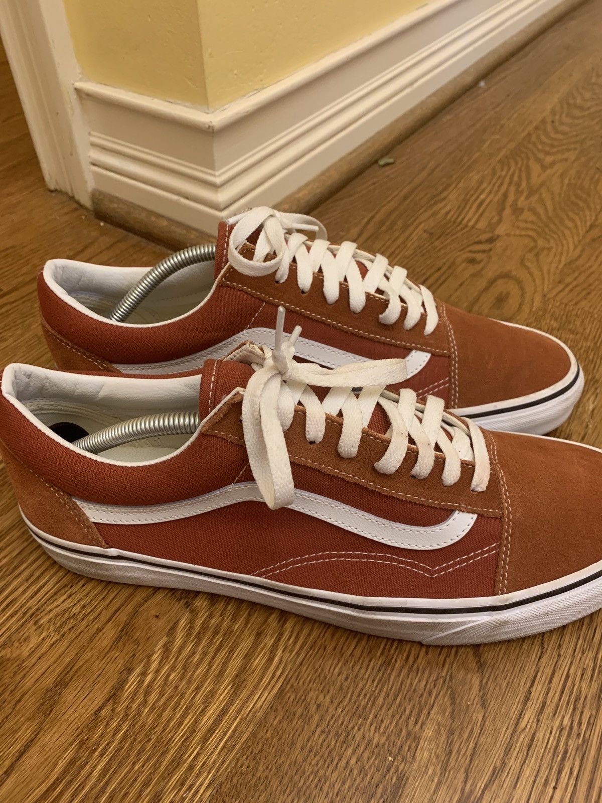 Vans old skool burnt orange sales