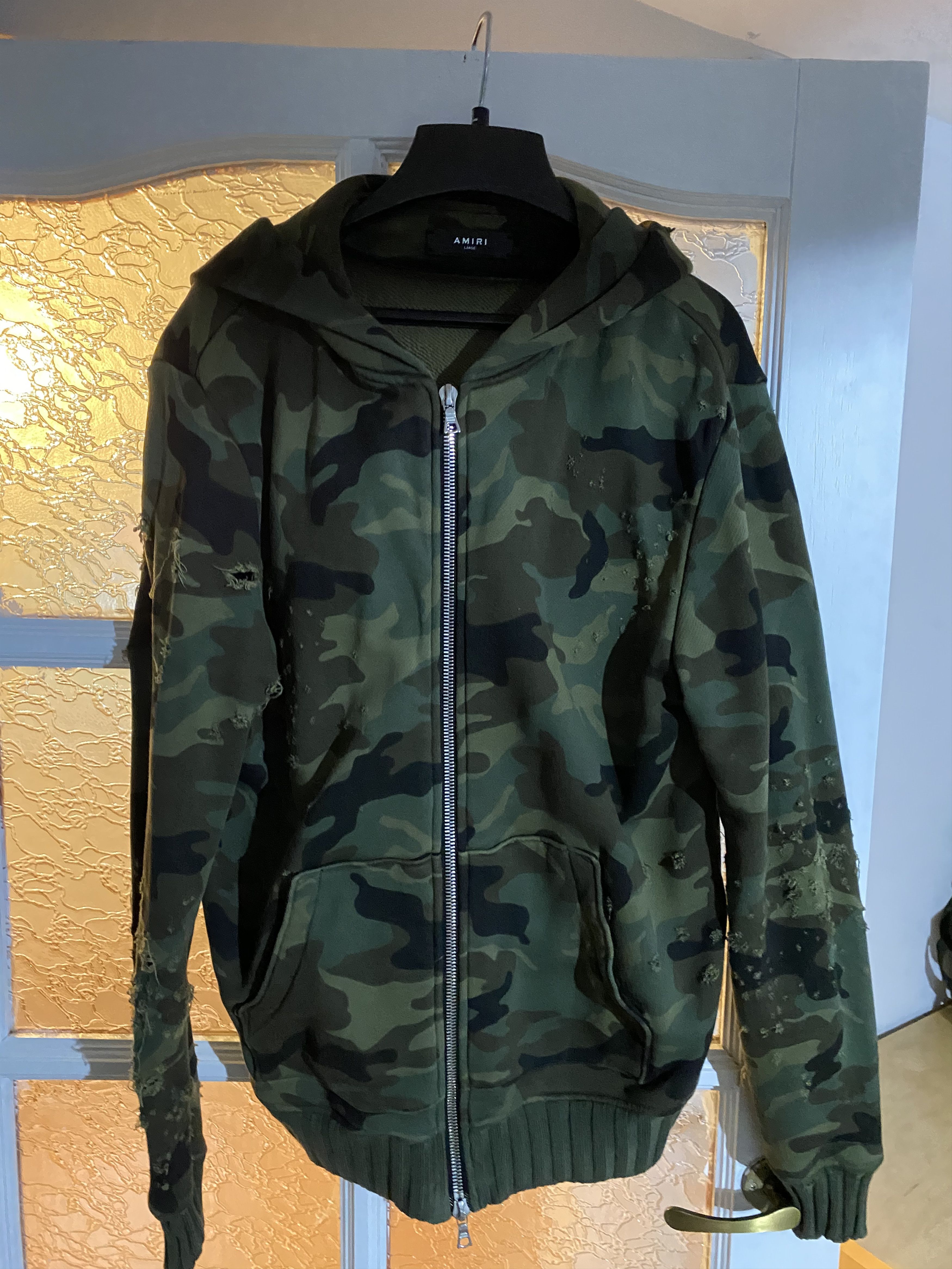 Amiri Amiri shotgun camo hoodie L | Grailed