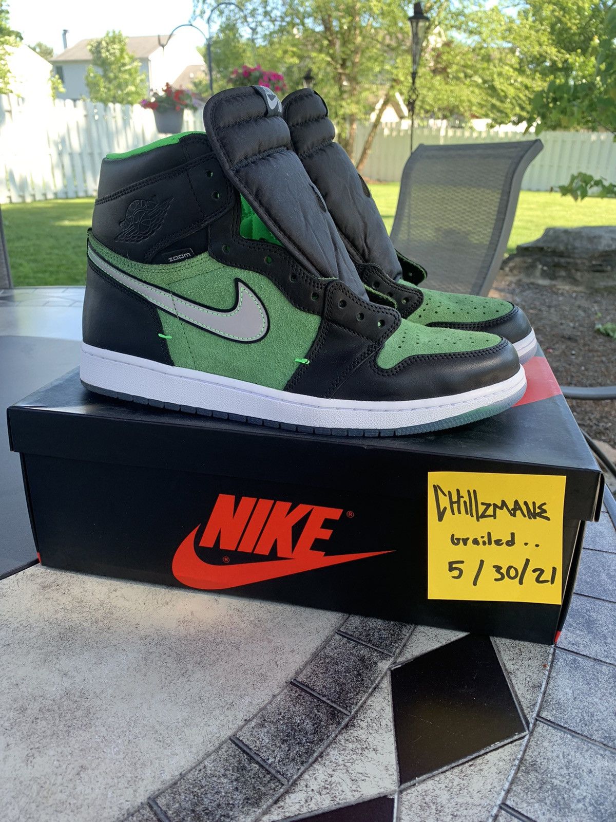 jordan 1 green zen