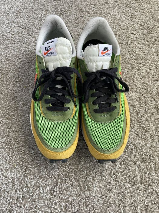 sacai waffle green gusto