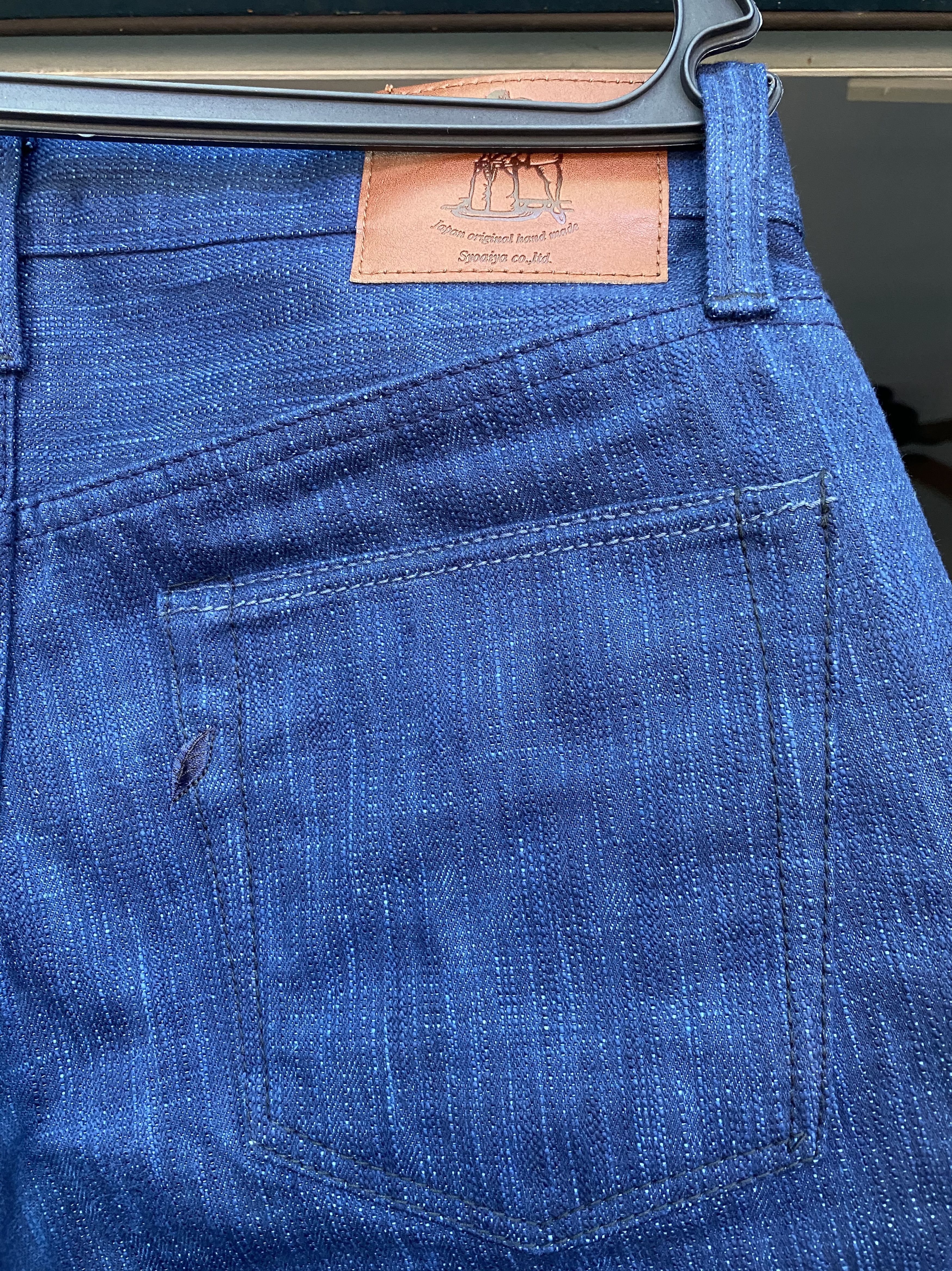 Pure Blue Japan Raw denim jeans Size US 34 / EU 50 - 6 Thumbnail