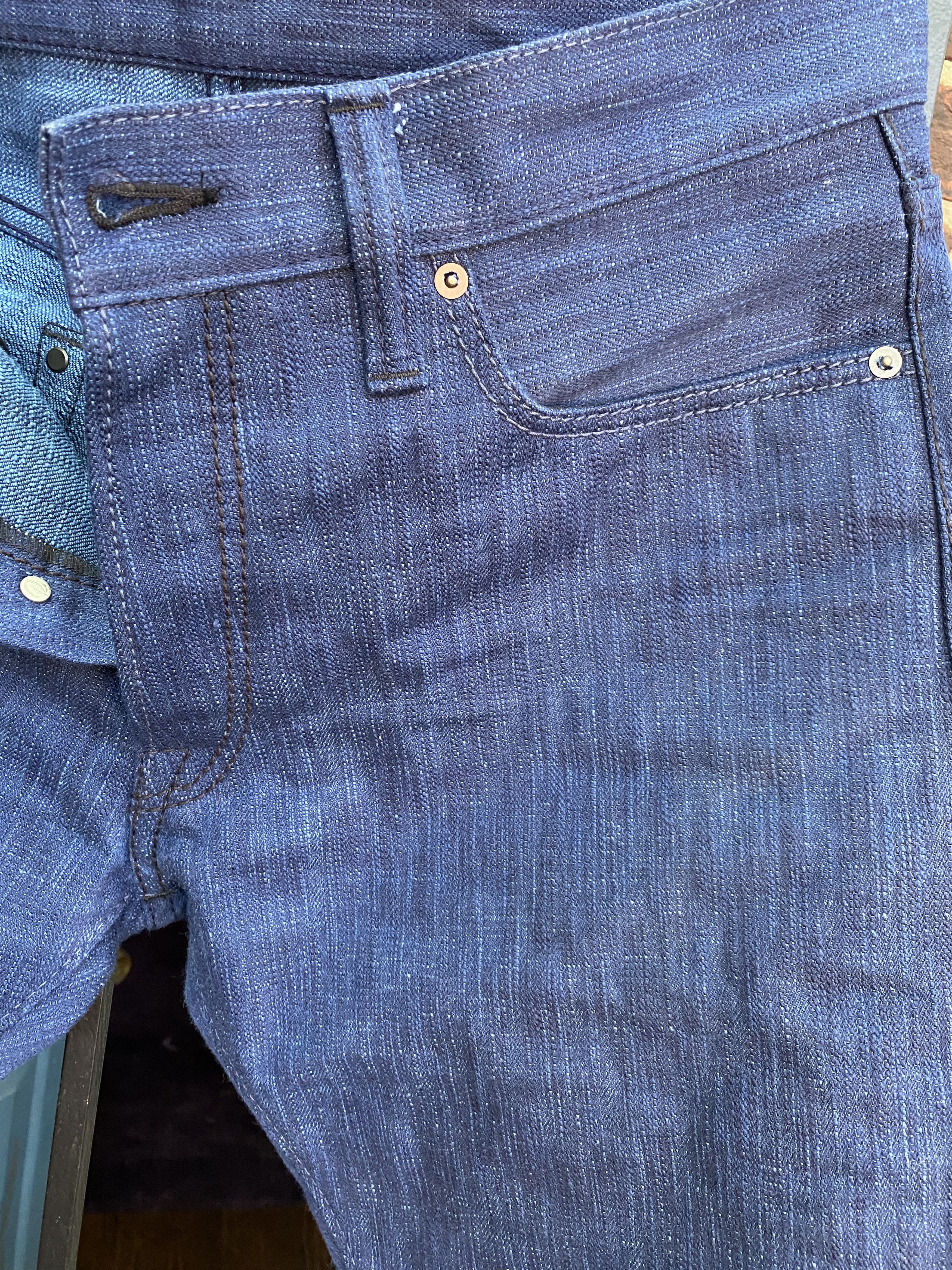 Pure Blue Japan Raw denim jeans Size US 34 / EU 50 - 8 Thumbnail