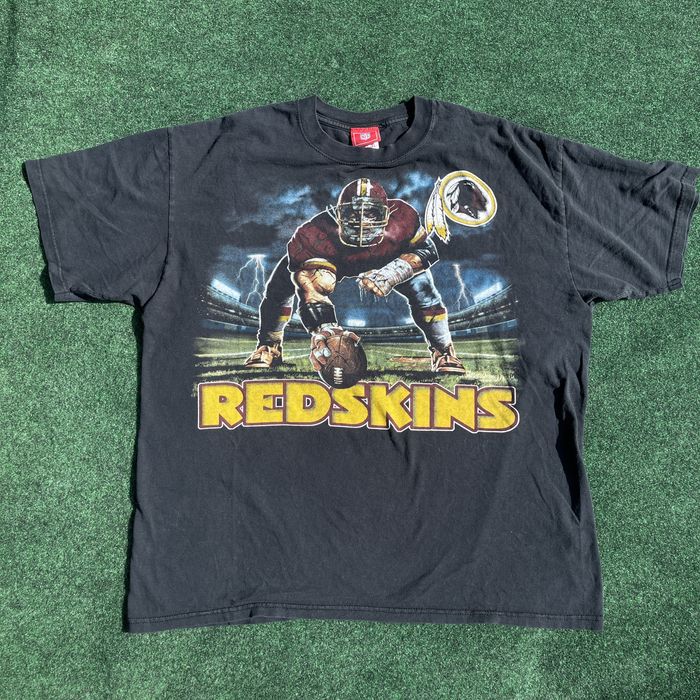 Redskins VINTAGE Washington Redskins NFL Lightning Print | Grailed