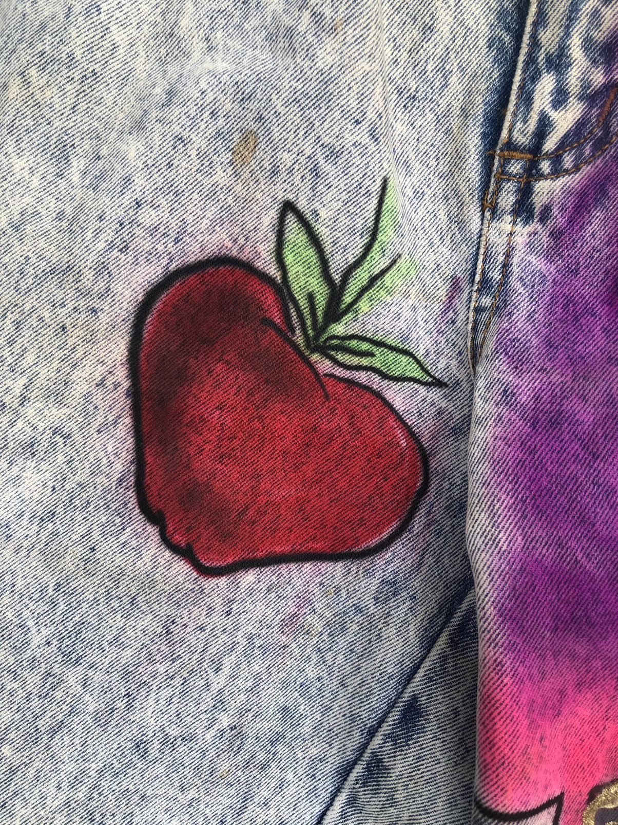 Vintage Vintage 90s New York Airbrushed Jeans Twin Towers Acid Wash Size US 30 / EU 46 - 6 Thumbnail