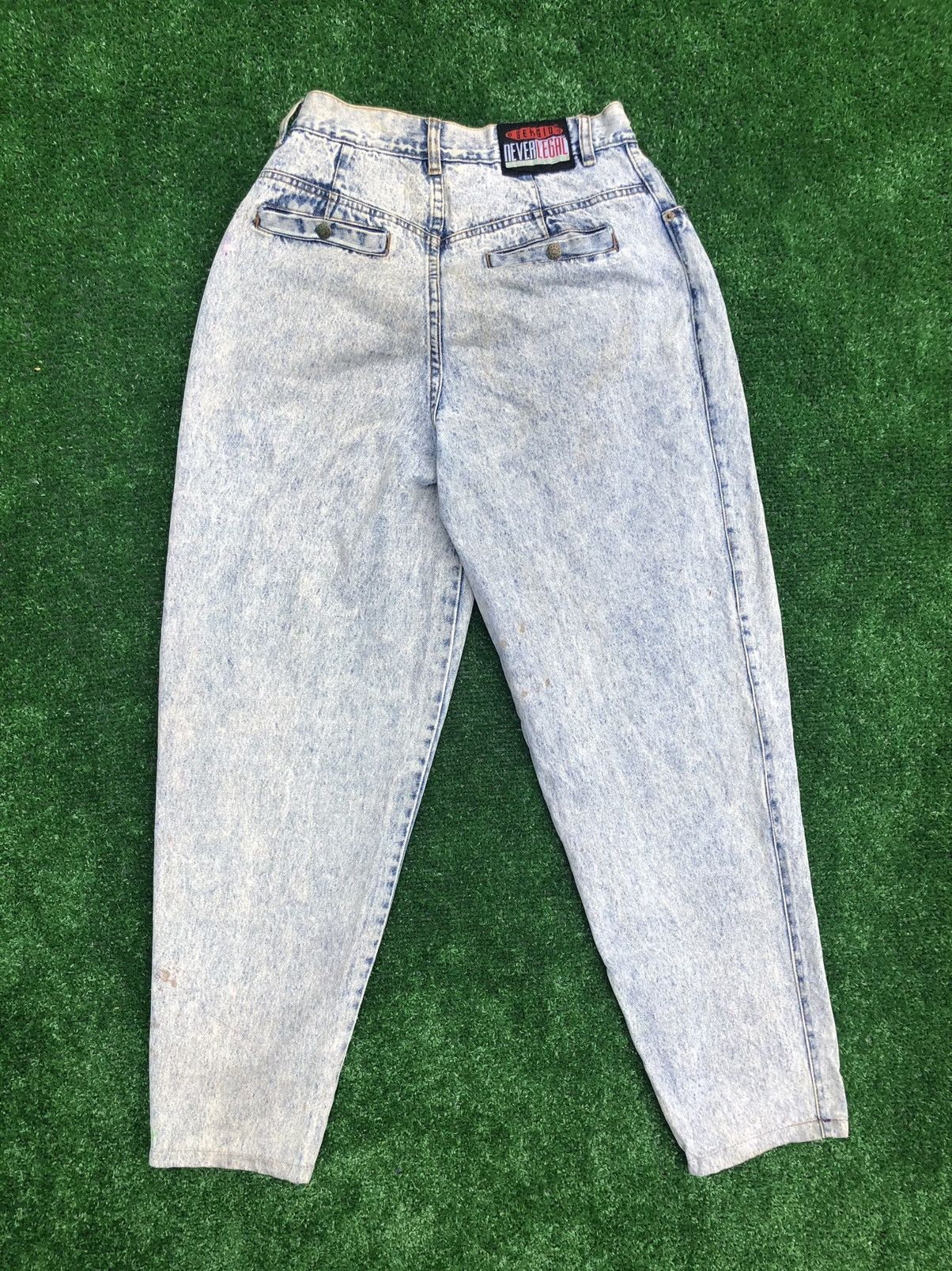 Vintage Vintage 90s New York Airbrushed Jeans Twin Towers Acid Wash Size US 30 / EU 46 - 8 Thumbnail