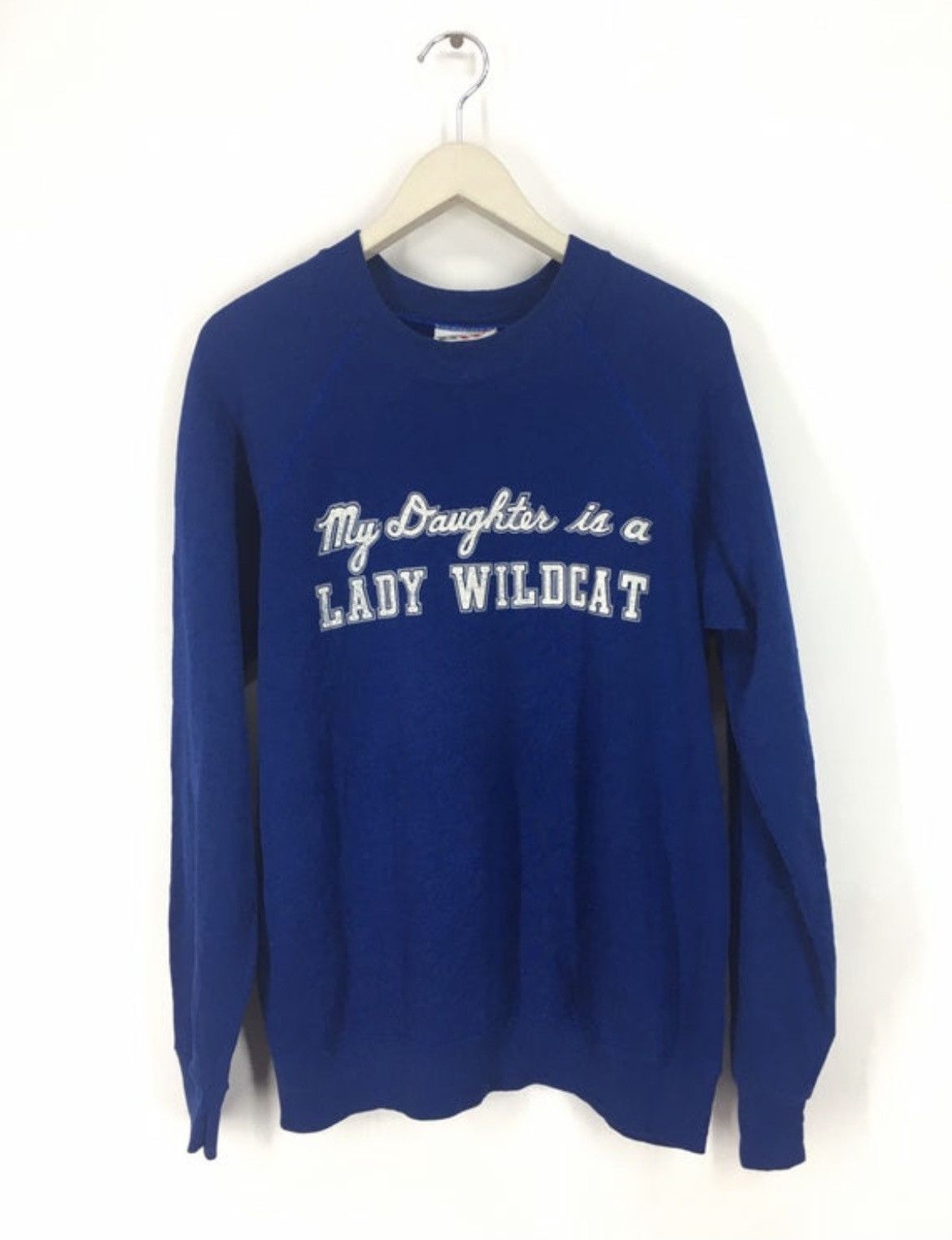 Vintage Vintage 80s my Daughter is a Lady Wildcat sweatshirt Size US M / EU 48-50 / 2 - 1 Thumbnail