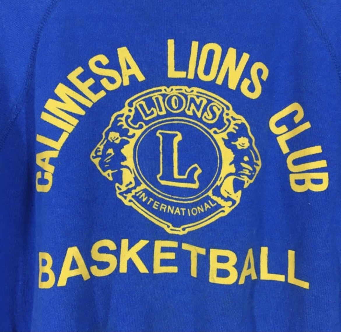 Vintage Vintage 80s Calimesa Lions Club Basketball sweatshirt Size US S / EU 44-46 / 1 - 4 Thumbnail