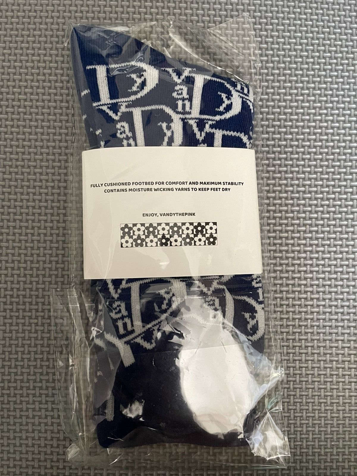 Vandy The Pink Vandy The Pink “Vior” Socks - Navy Size ONE SIZE - 2 Thumbnail