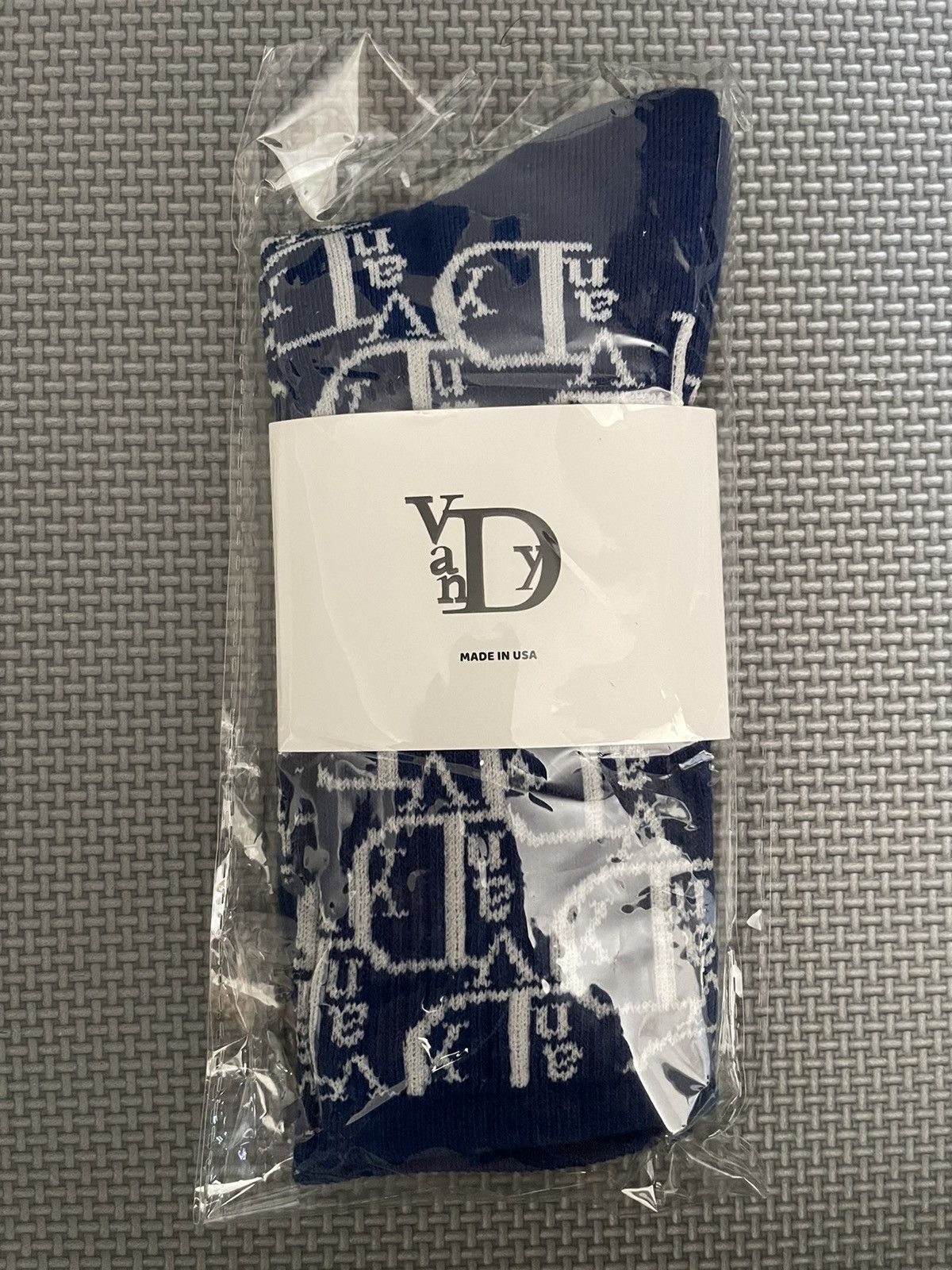 Vandy The Pink Vandy The Pink “Vior” Socks - Navy Size ONE SIZE - 1 Thumbnail