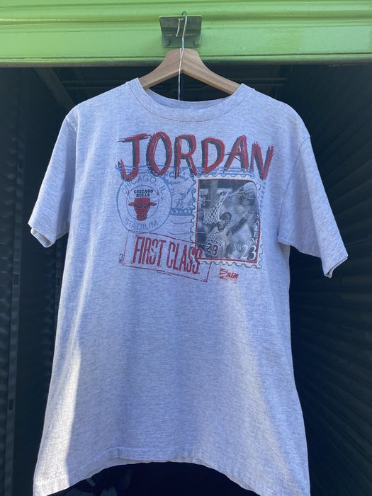 Salem Sportswear Vintage 1990 First Class Michael Jordan Tee | Grailed