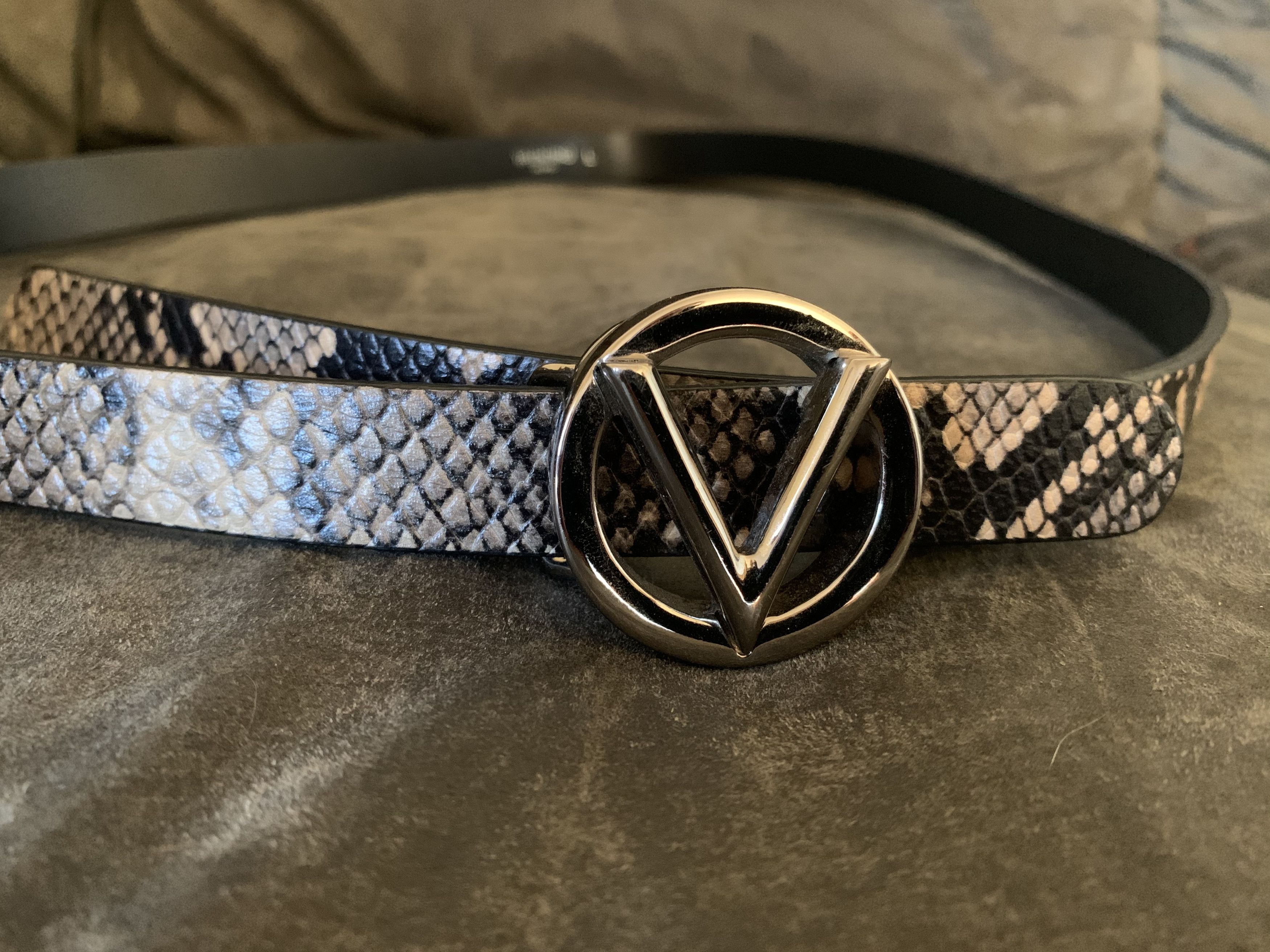 Valentino Valentino Slim Python Belt | Grailed