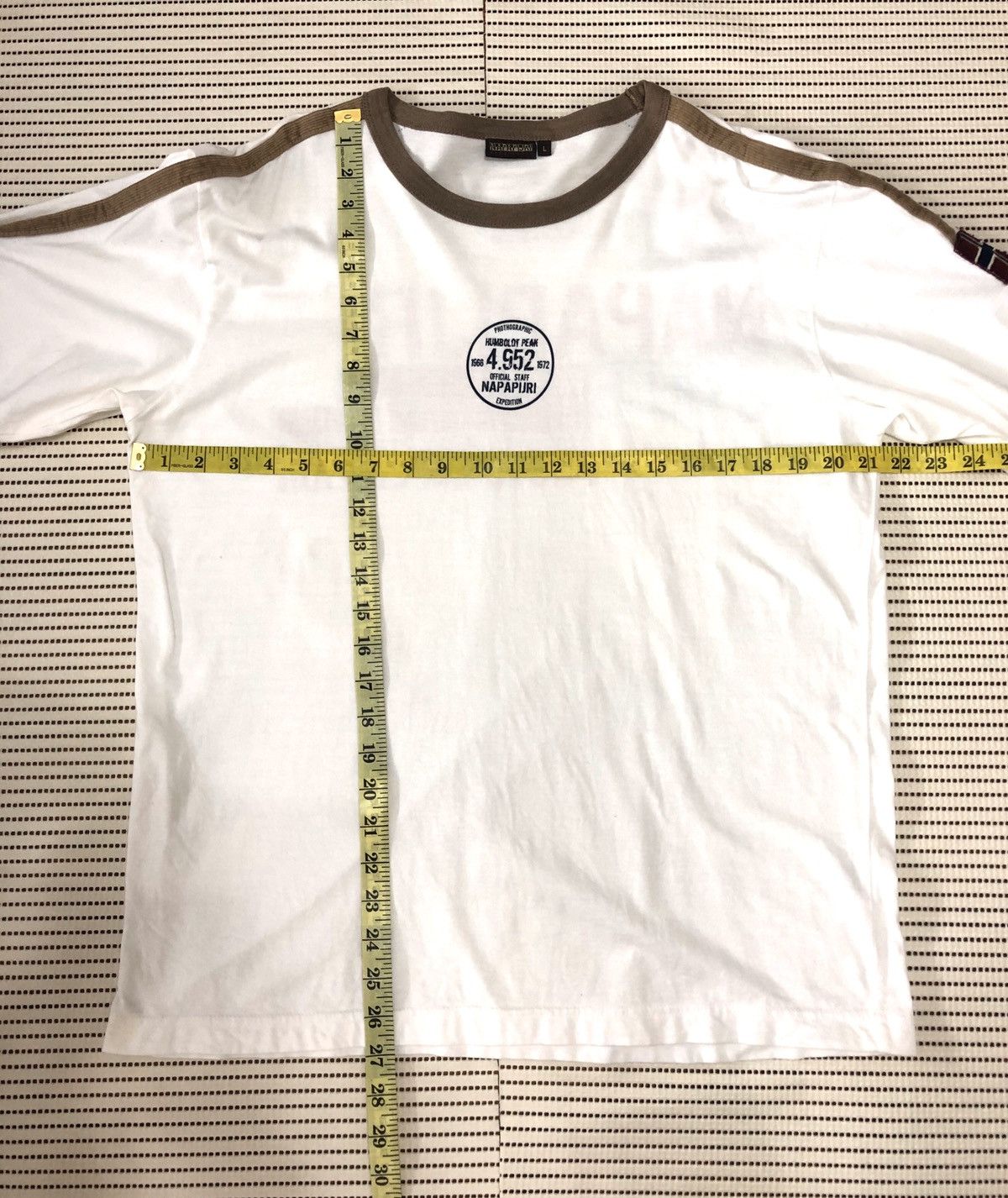 Napapijri Napapijri Corduroy Stripe Long Sleeve T-Shirt Size US L / EU 52-54 / 3 - 11 Thumbnail