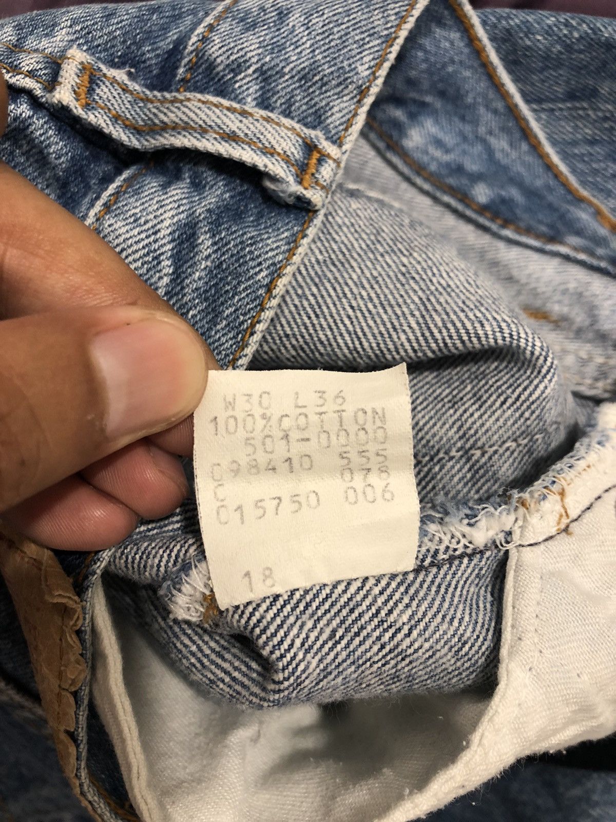 Levi's Vintage 1984 Levi’s 501xx small e Size US 30 / EU 46 - 9 Thumbnail