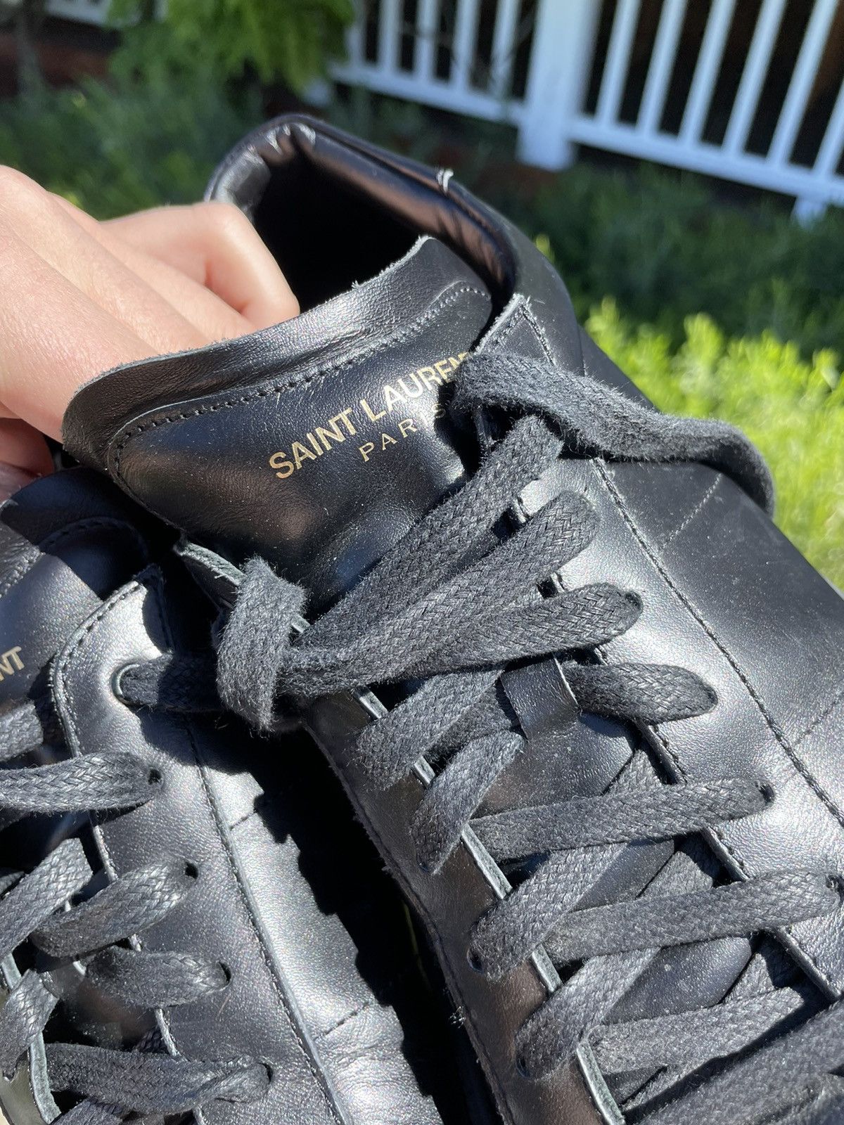 Saint Laurent Paris Court Classic Low Size US 10 / EU 43 - 4 Thumbnail