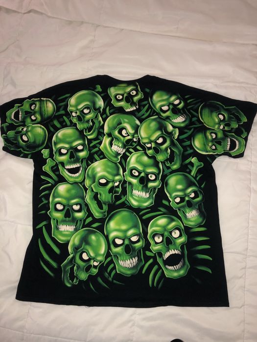 Skull cheap pile tee