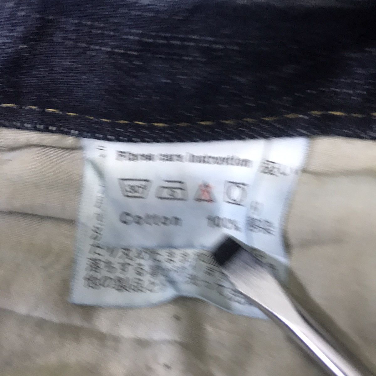 GOSTAR DE FUGA Gostar De Fuga Whisker Coated Denim Jeans Size US 29 - 20 Thumbnail