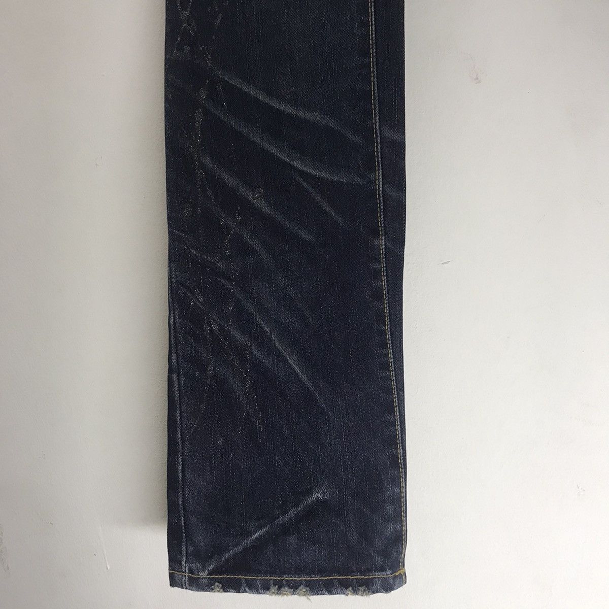 GOSTAR DE FUGA Gostar De Fuga Whisker Coated Denim Jeans Size US 29 - 9 Thumbnail