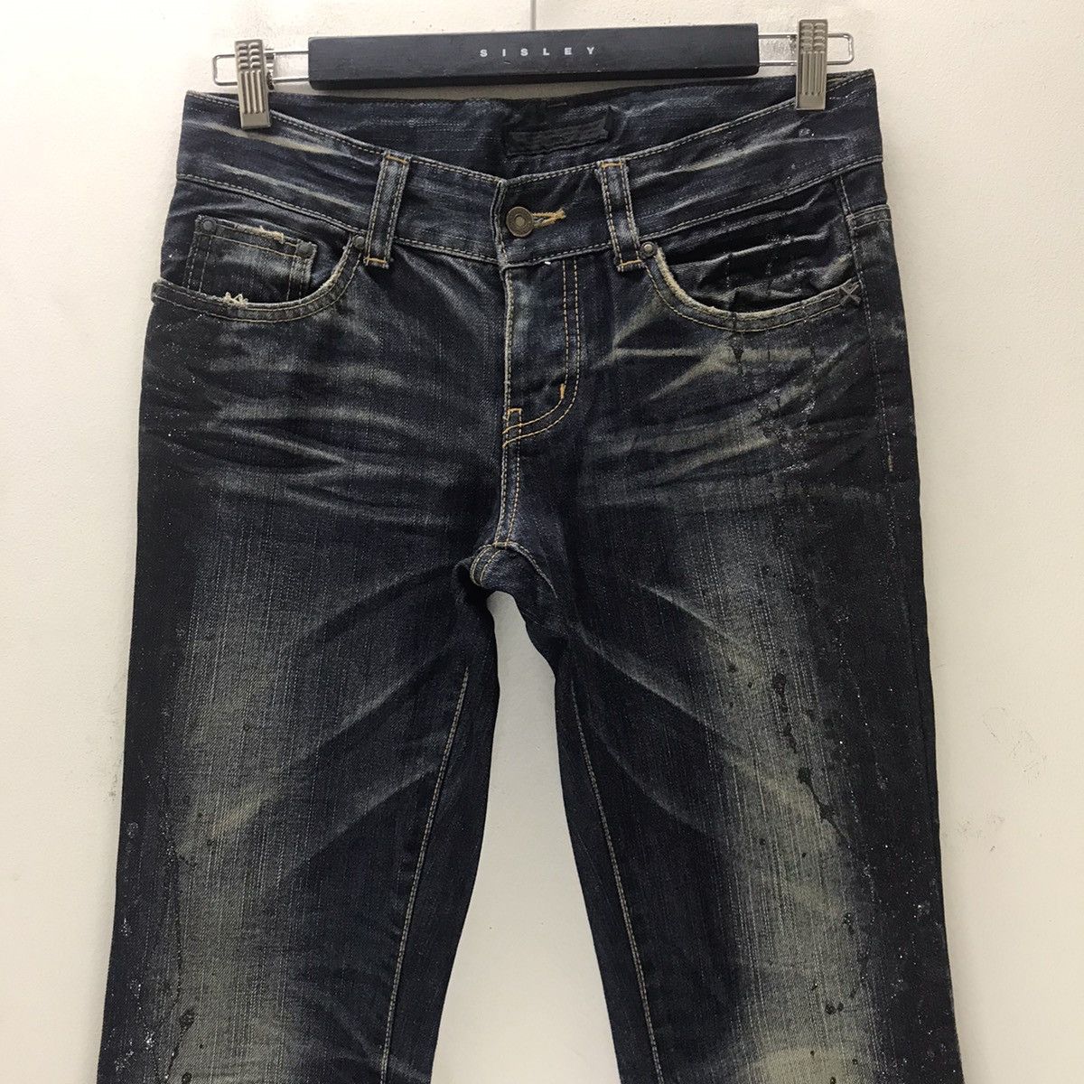 GOSTAR DE FUGA Gostar De Fuga Whisker Coated Denim Jeans Size US 29 - 4 Thumbnail