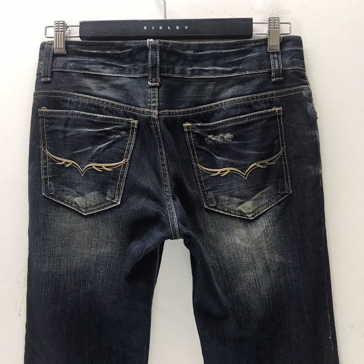 GOSTAR DE FUGA Gostar De Fuga Whisker Coated Denim Jeans Size US 29 - 12 Thumbnail
