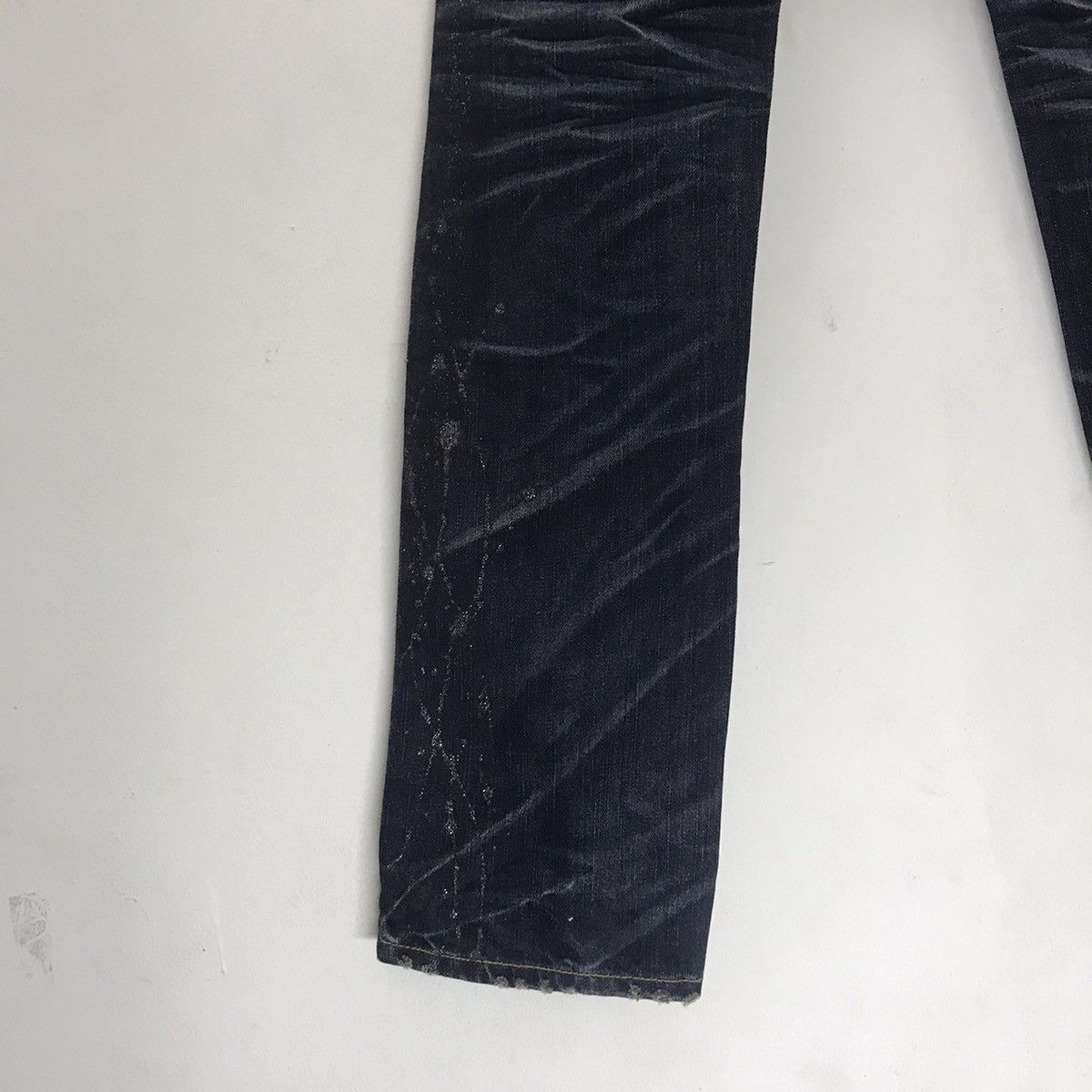 GOSTAR DE FUGA Gostar De Fuga Whisker Coated Denim Jeans Size US 29 - 17 Thumbnail